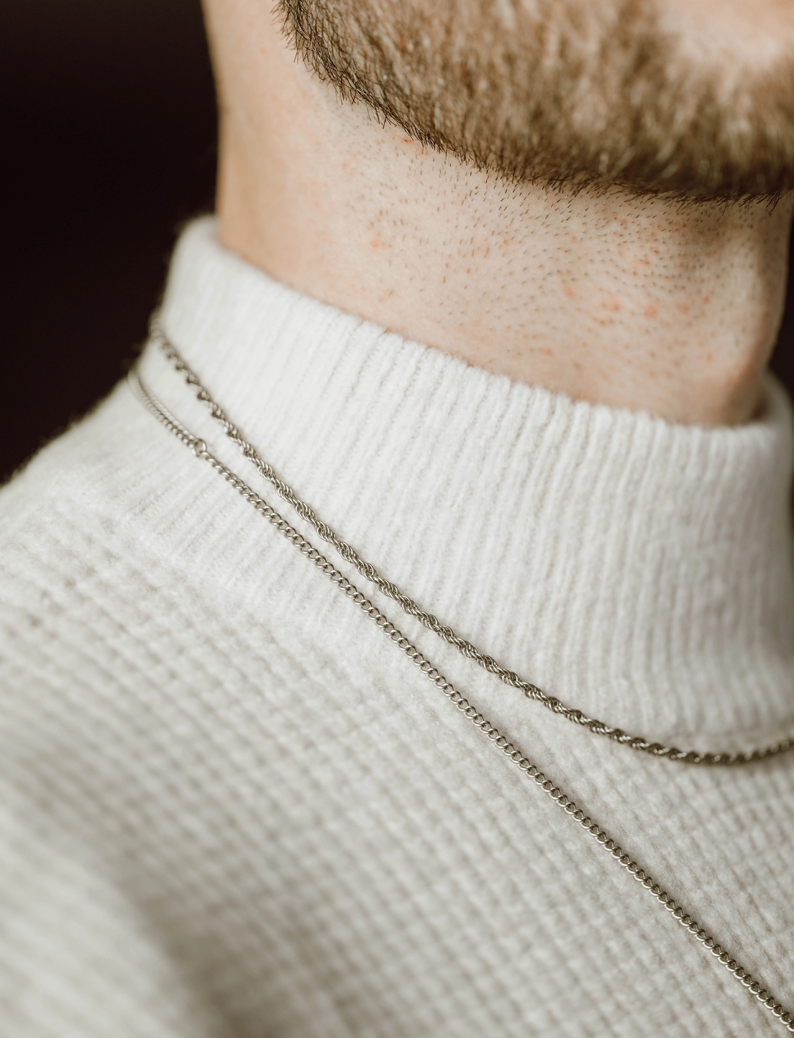 Steel & Barnett - Helix Necklace - necklaces - silver - 2