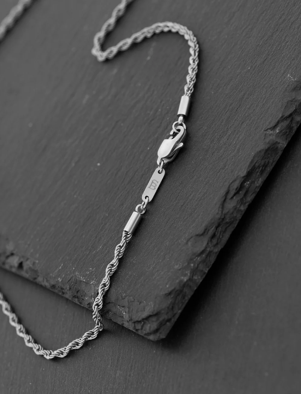 Steel & Barnett - Helix Necklace - halsband - silver - 4