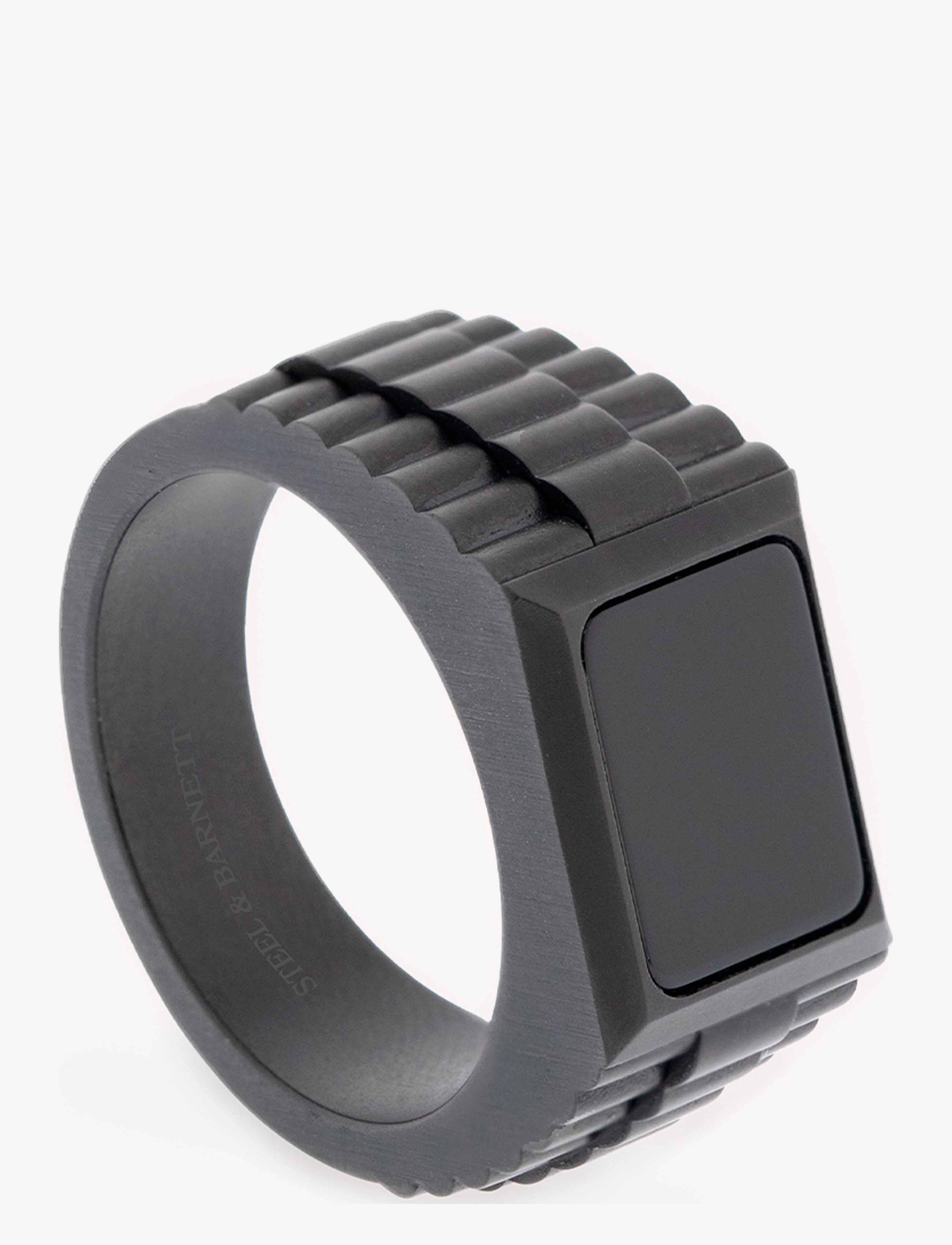 STEEL & BARNETT Hudson Ring Schwarz - 59.5 - Herren