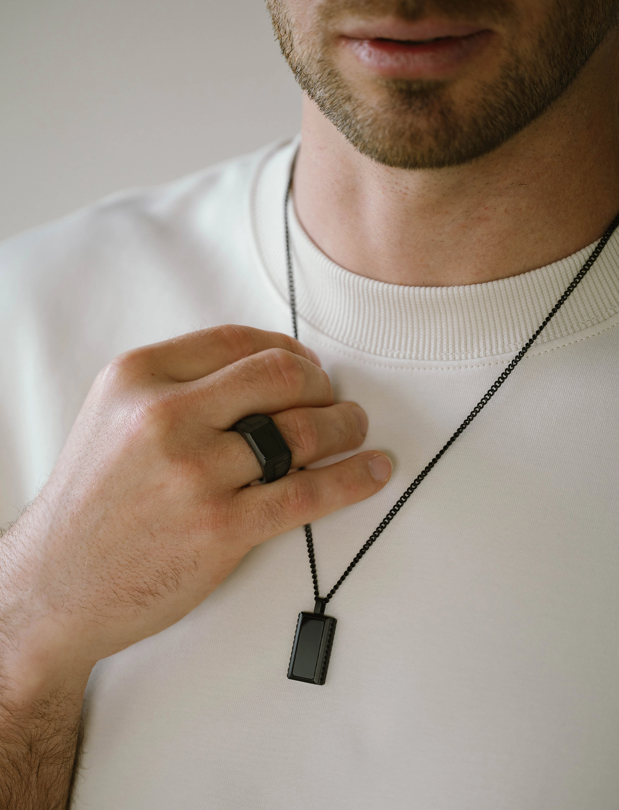 Steel & Barnett - Hudson Ring - ringar - black - 3
