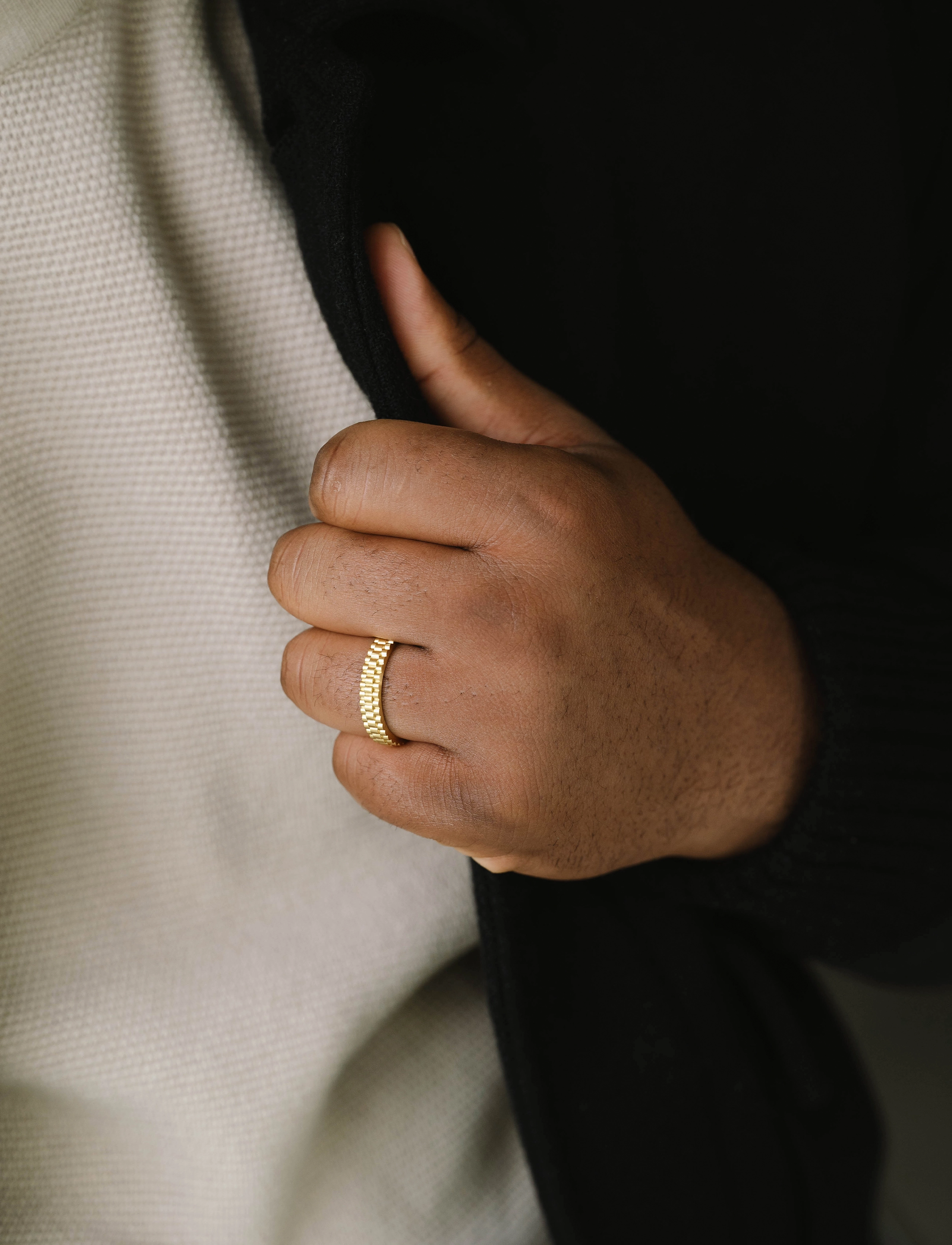 Steel & Barnett Nova Ring, 67.2, Gold, Smykker > Ringe, Herre