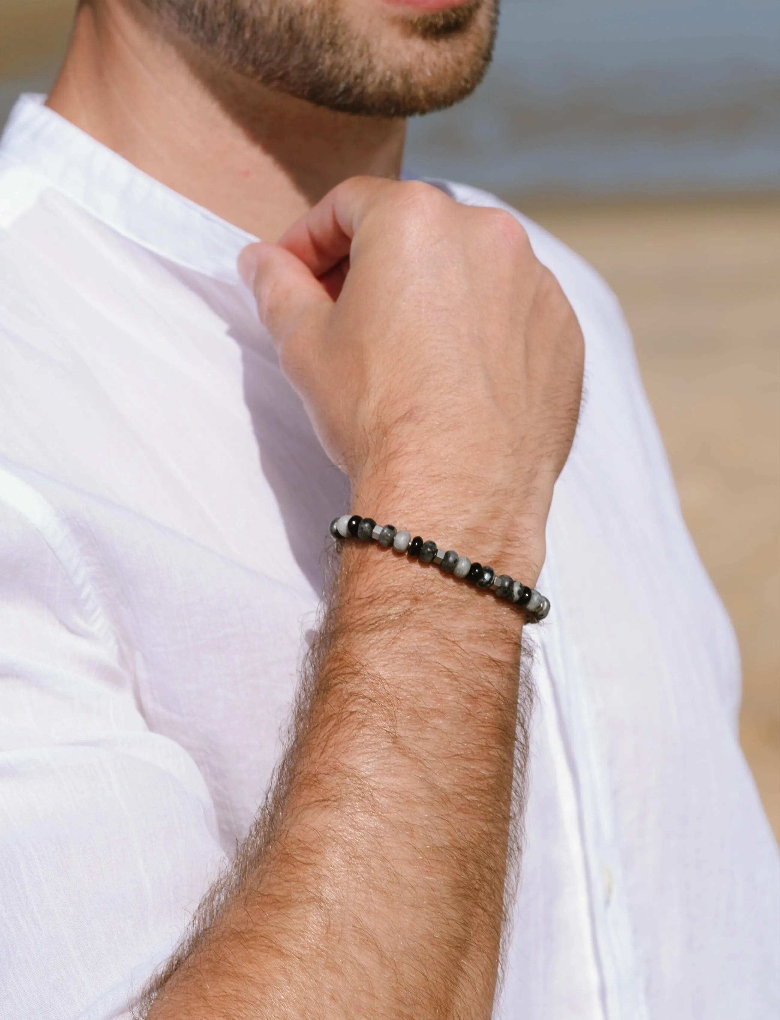 Steel & Barnett - Cyrus - bracelets - graphite - 3