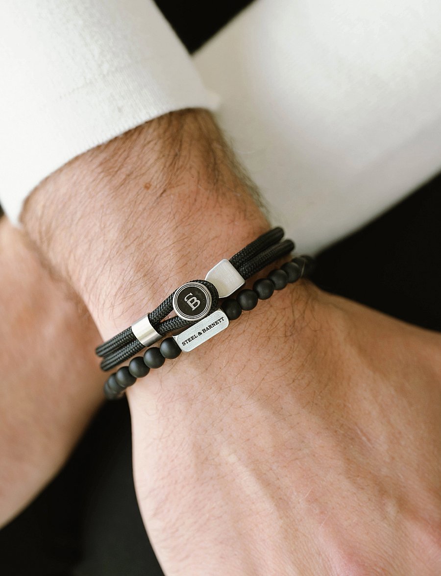 Steel & Barnett - Natural Ned - armbänder - black - 3