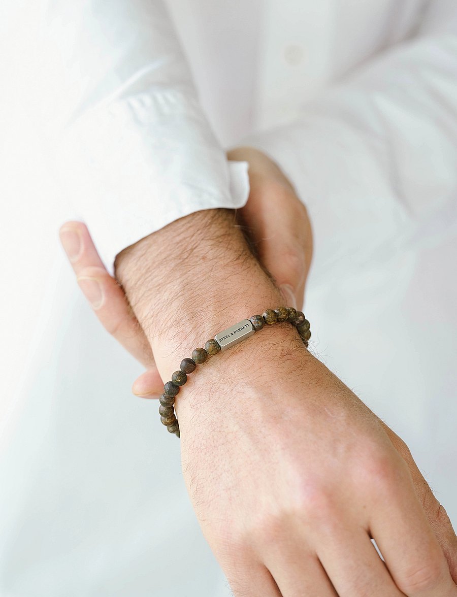 Steel & Barnett - Natural Ned - bracelets - brown - 0