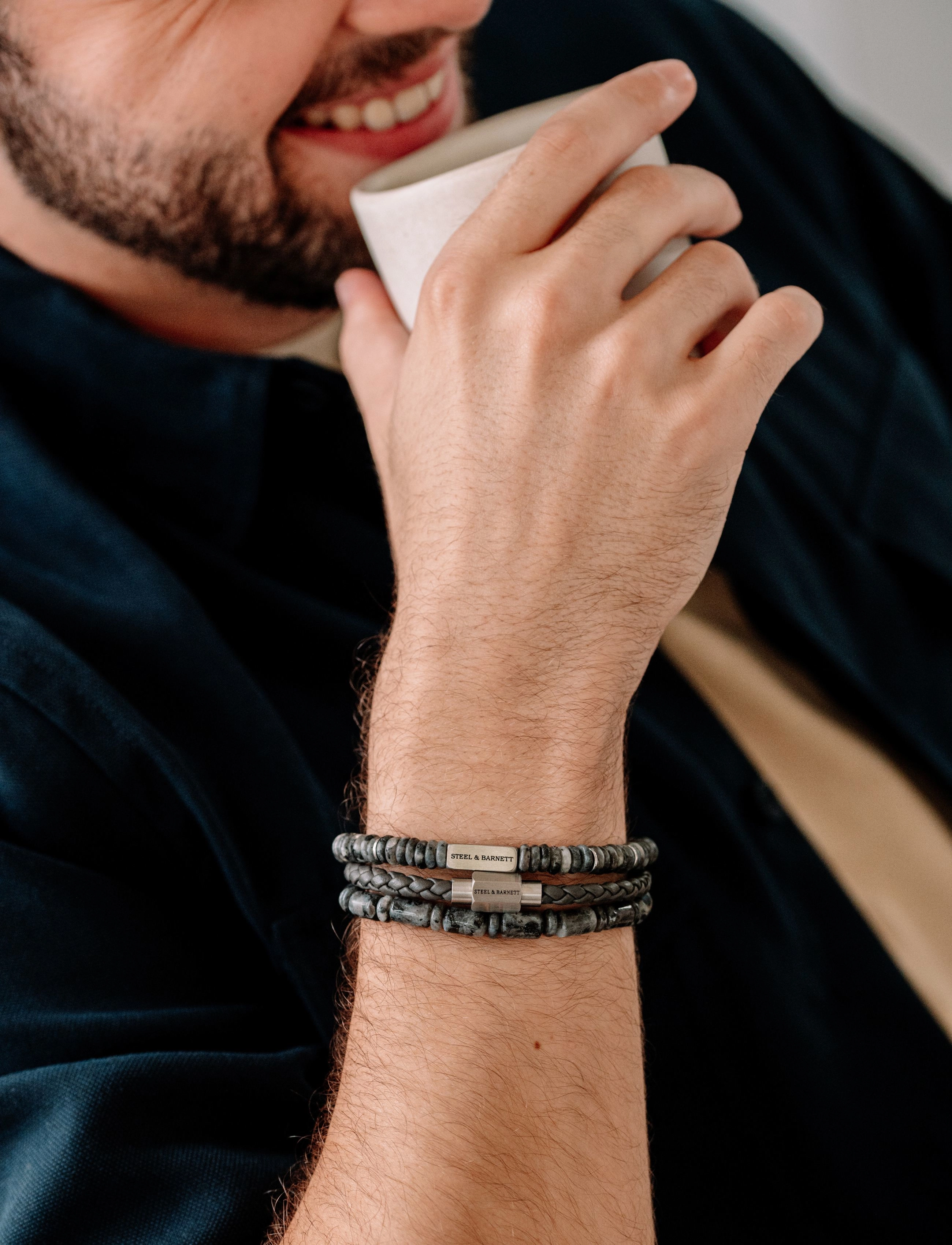 Steel & Barnett - Two Tone - käevõrud - grey - 2