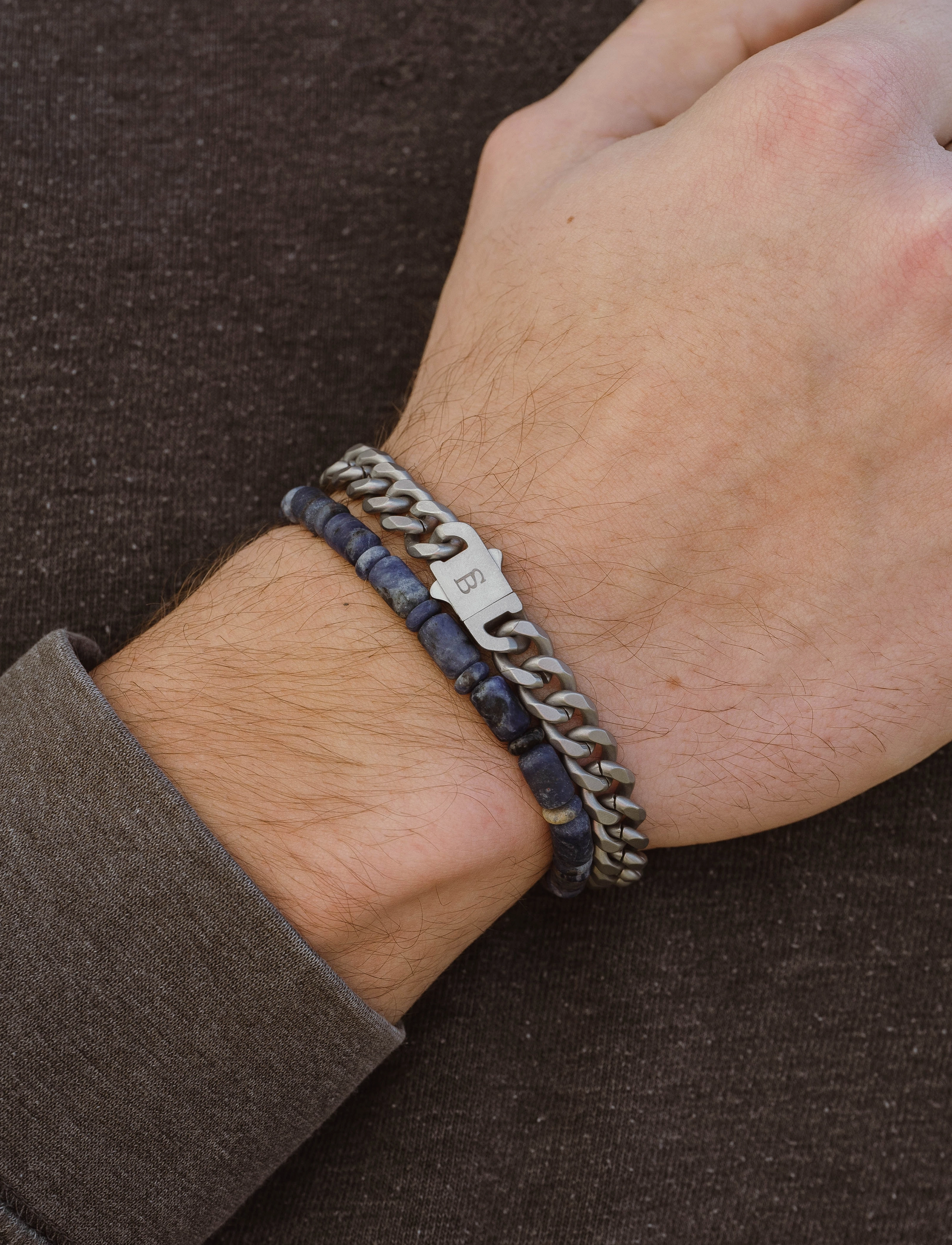 Steel & Barnett Valence Vic S 18 19 cm armband herr – bild 3
