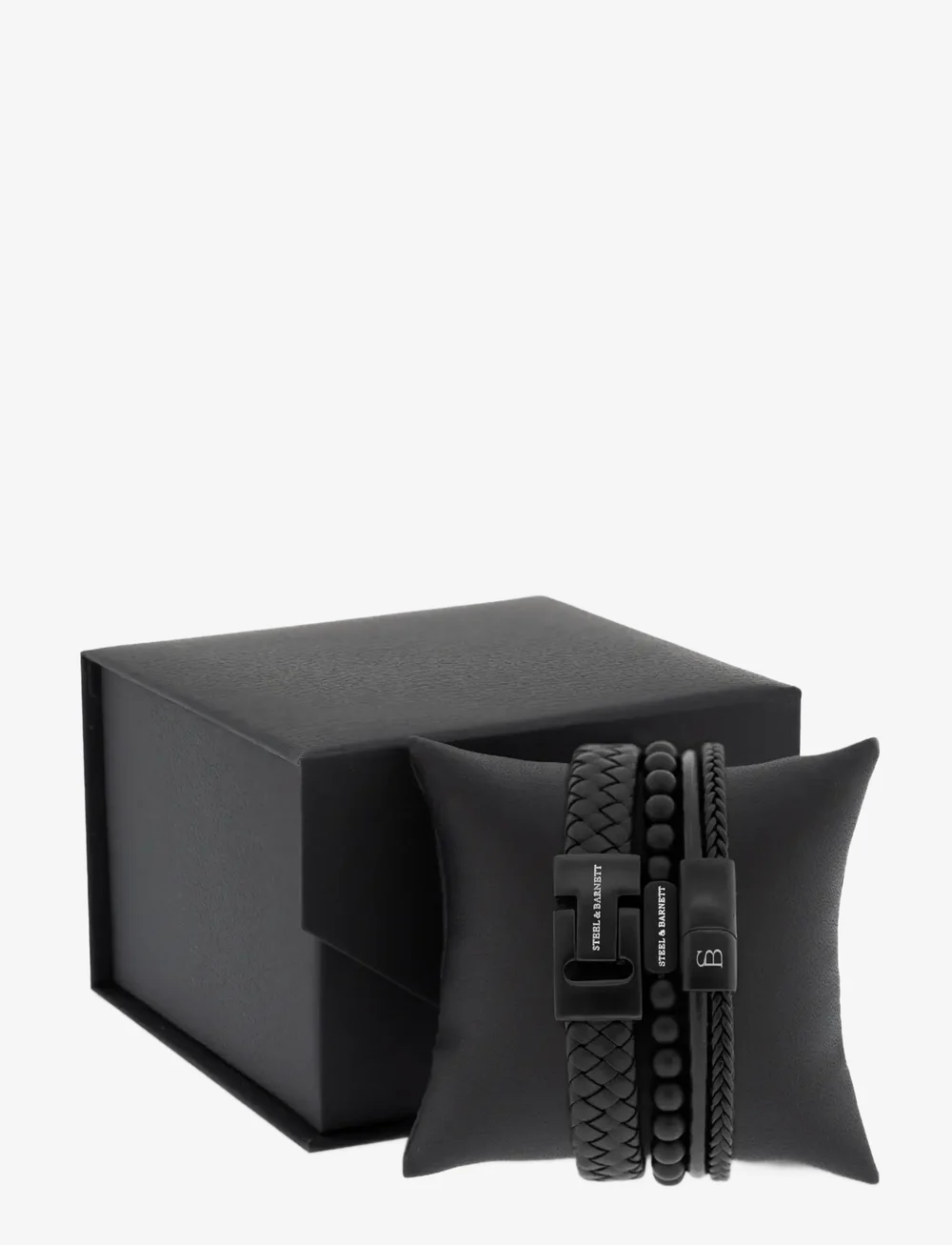 Steel & Barnett - Gift Series - Triple - armband - black edition - 2