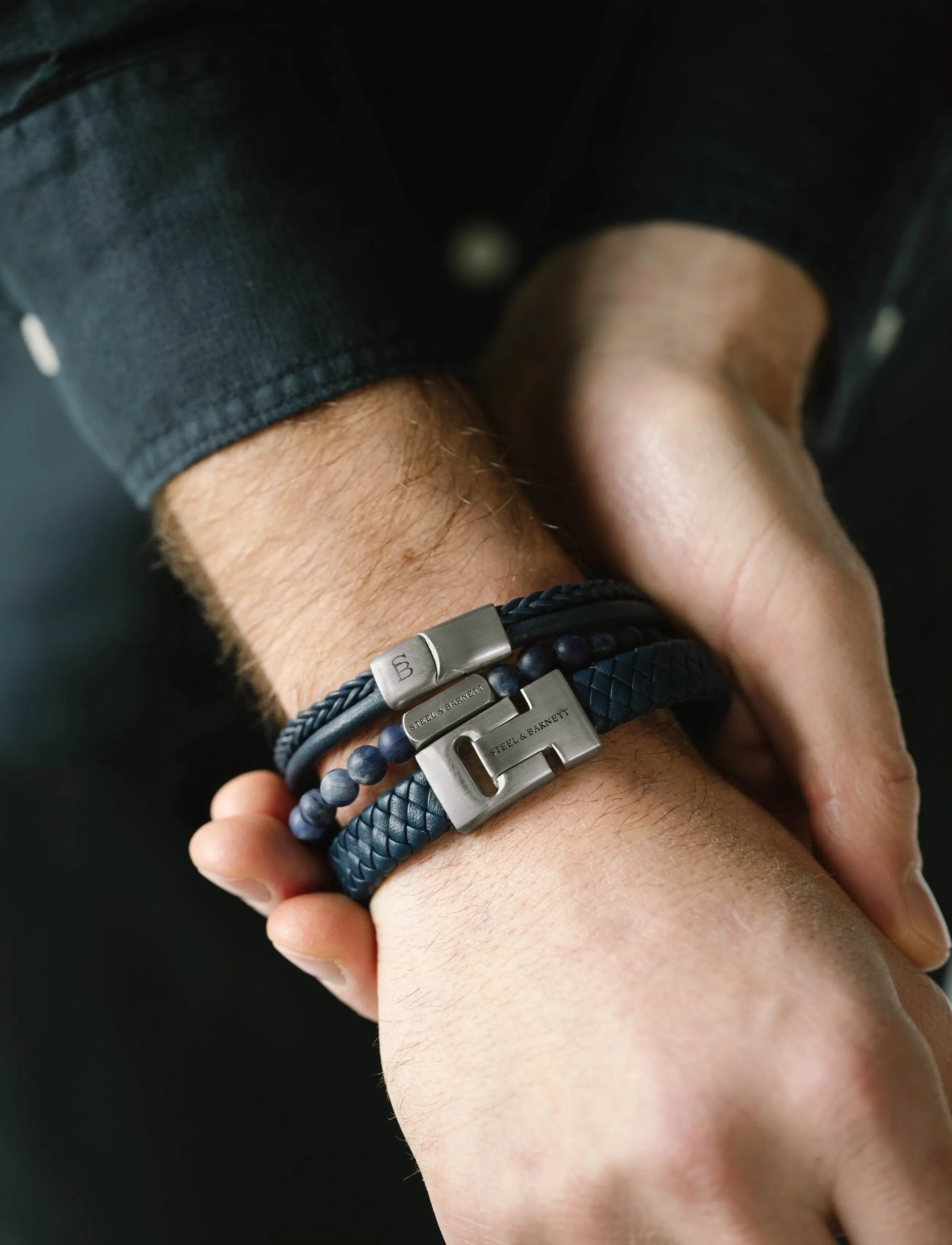 Steel & Barnett Gift Series - Bestseller, S 18 - 19 cm, Blue, Smykker > Armbånd, Herre