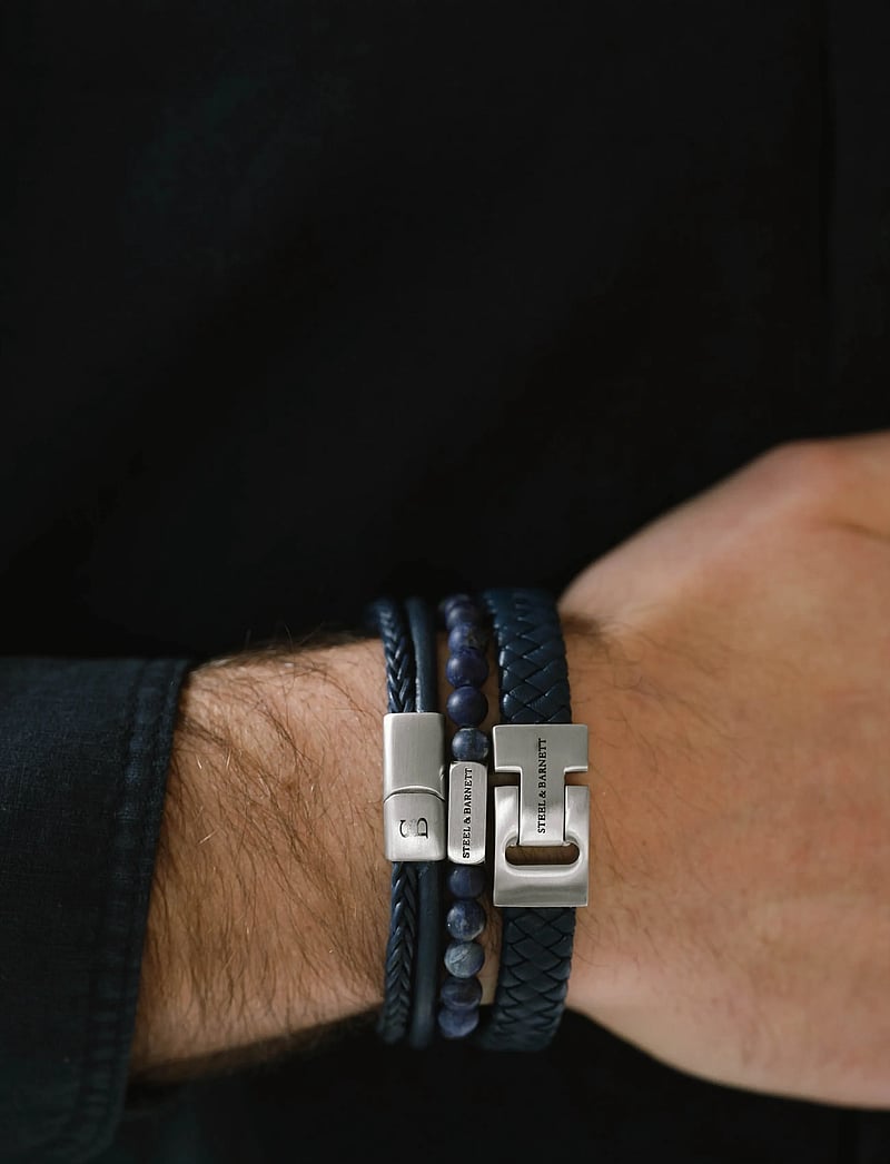 Steel & Barnett - Gift Series - Triple - armband - blue - 3