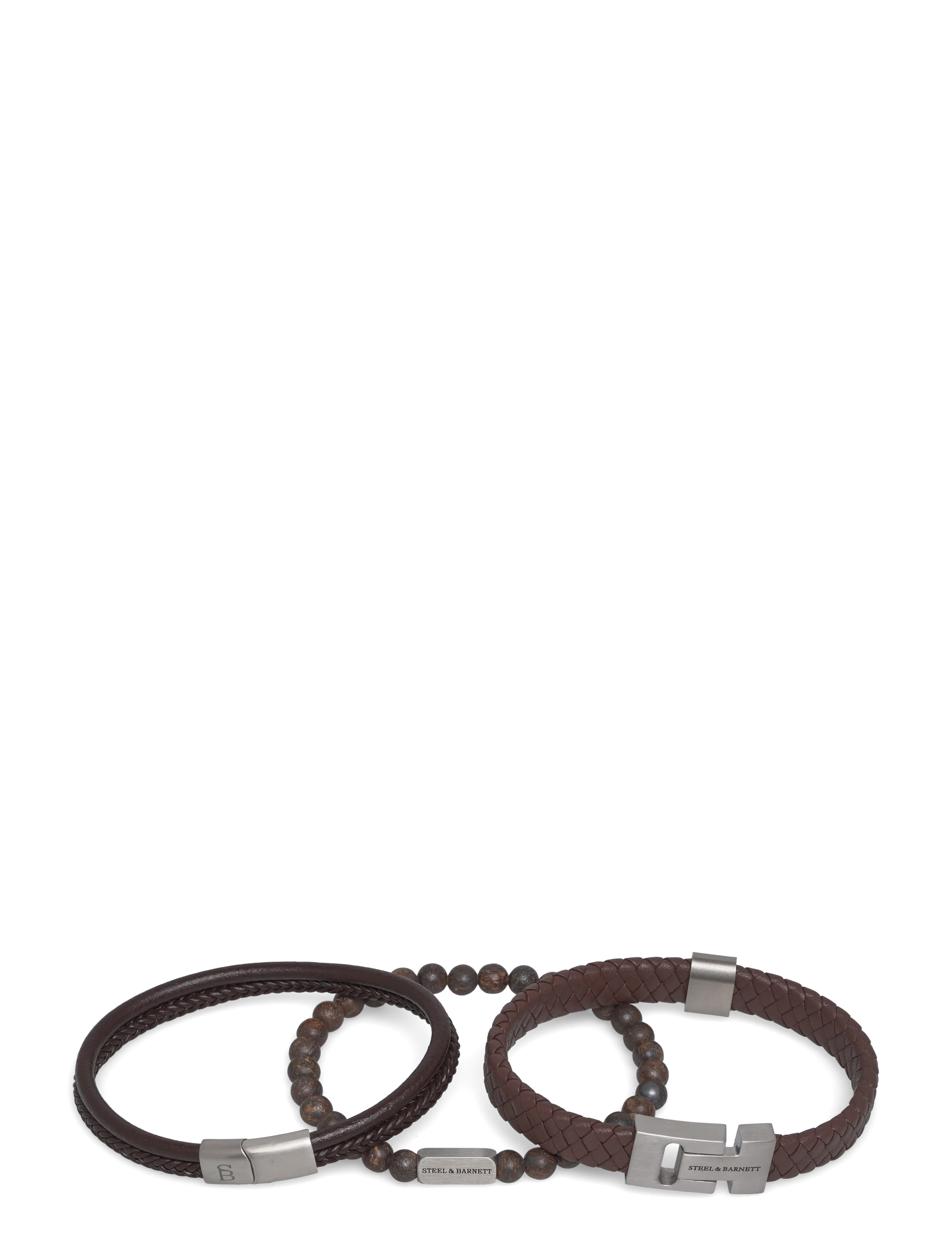 Steel & Barnett - Gift Series - Bestseller - käevõrud - brown - 2