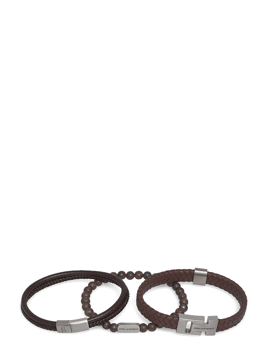 Steel & Barnett - Gift Series - Bestseller - käevõrud - brown - 2