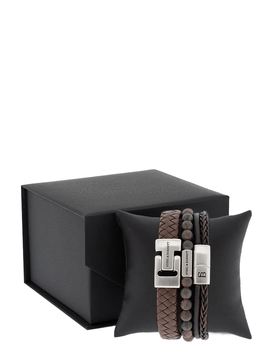 Steel & Barnett - Gift Series - Bestseller - käevõrud - brown - 1