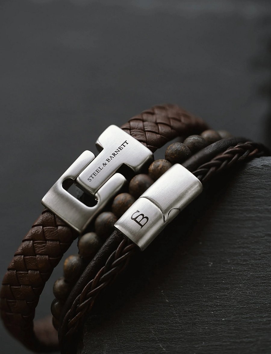 Steel & Barnett - Gift Series - Bestseller - käevõrud - brown - 3