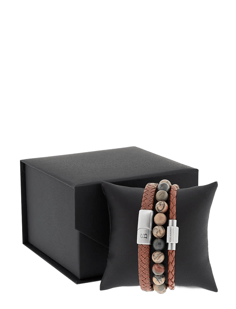 Steel & Barnett - Gift Series - Bestseller - armband - cognac - 1