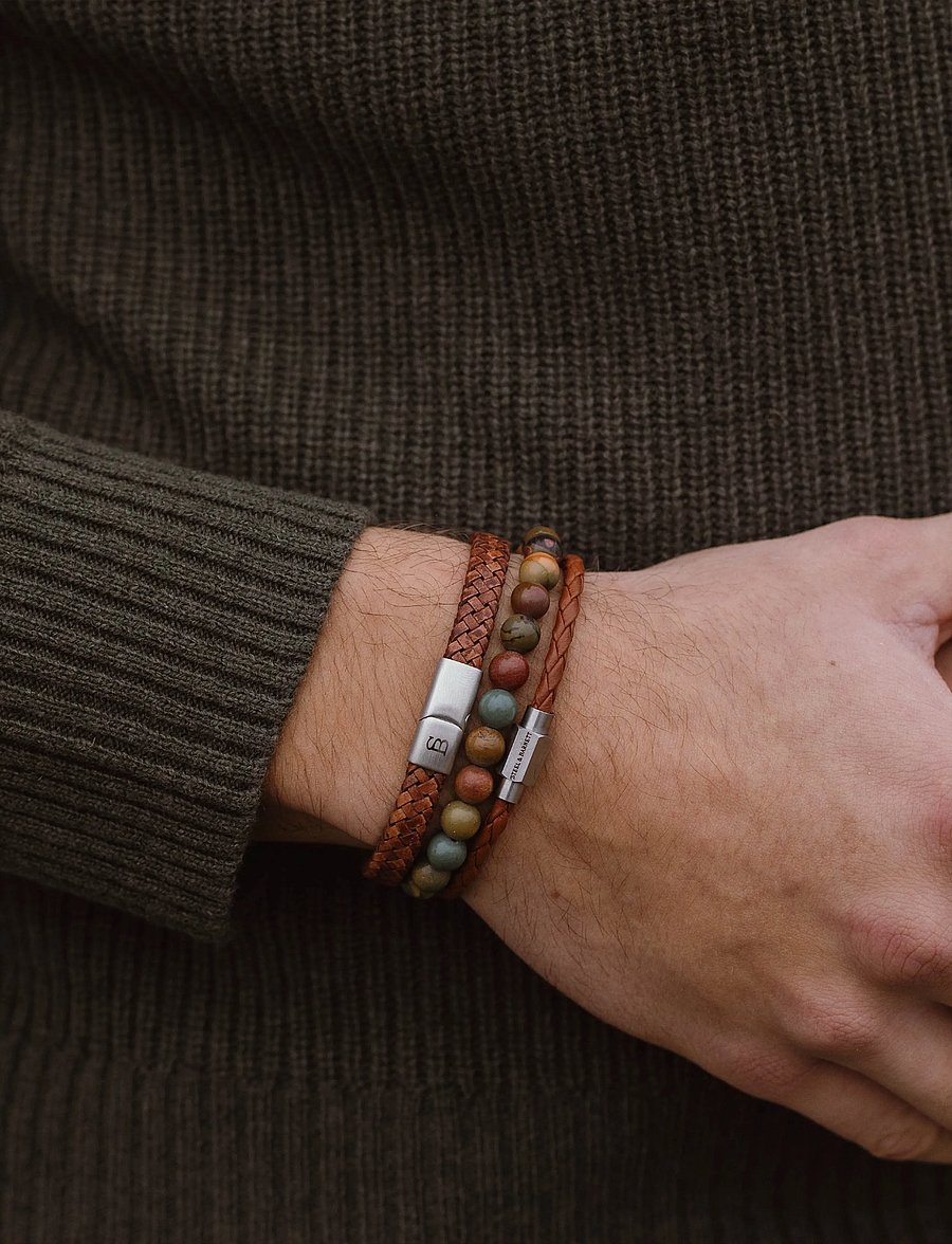 Steel & Barnett - Gift Series - Bestseller - bransoletki - cognac - 2