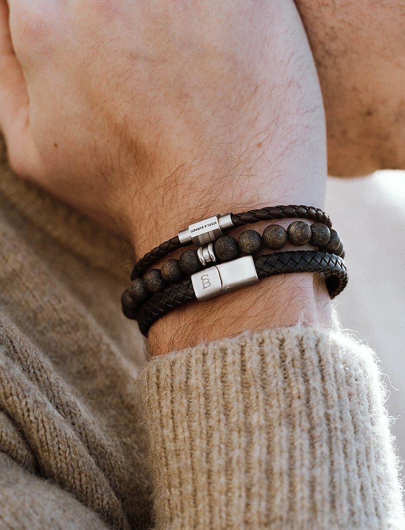 Steel & Barnett - Gift Series - Bestseller - armband - dark brown - 4