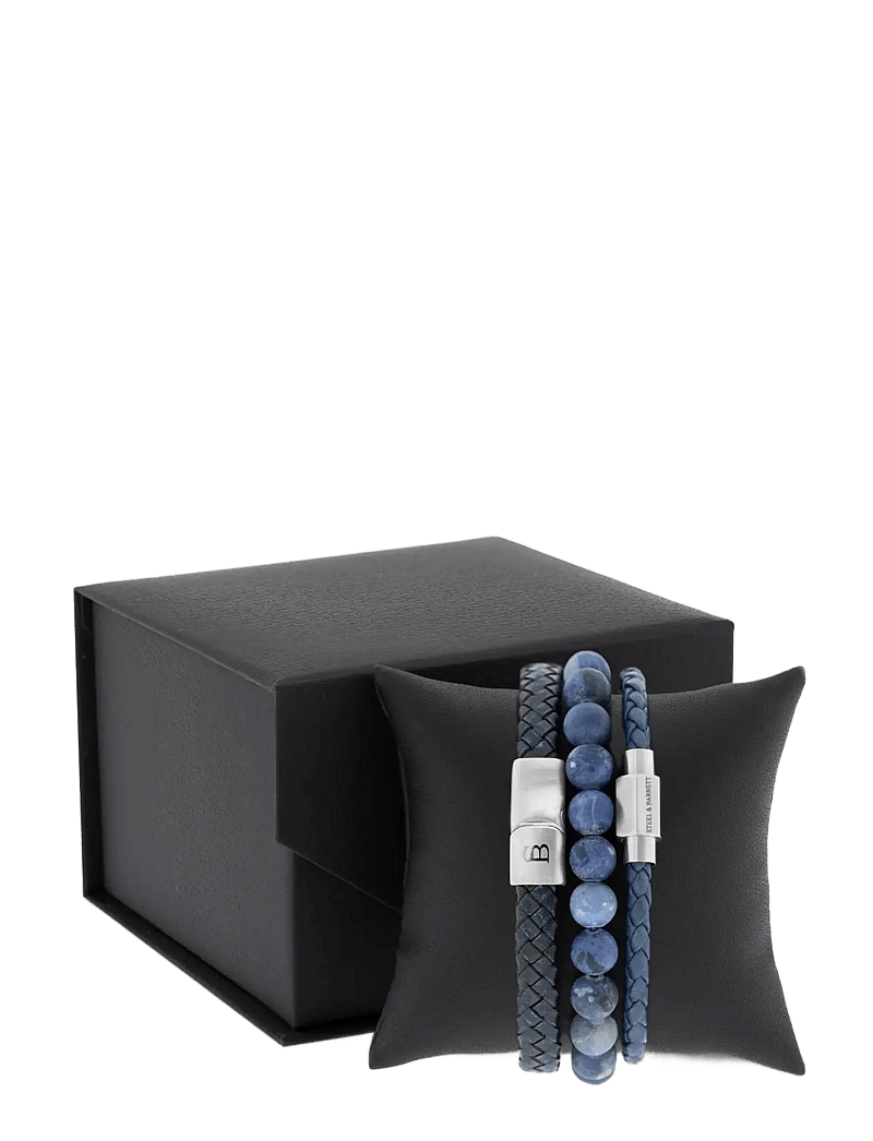Steel & Barnett - Gift Series - Triple - armbånd - marine - 2