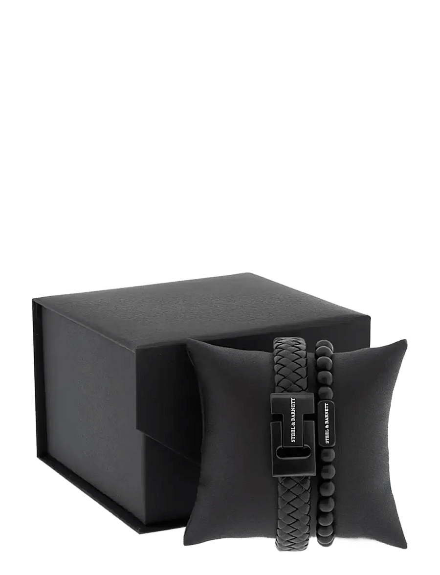 Steel & Barnett - Gift Series - Double - armbönd - black edition - 1