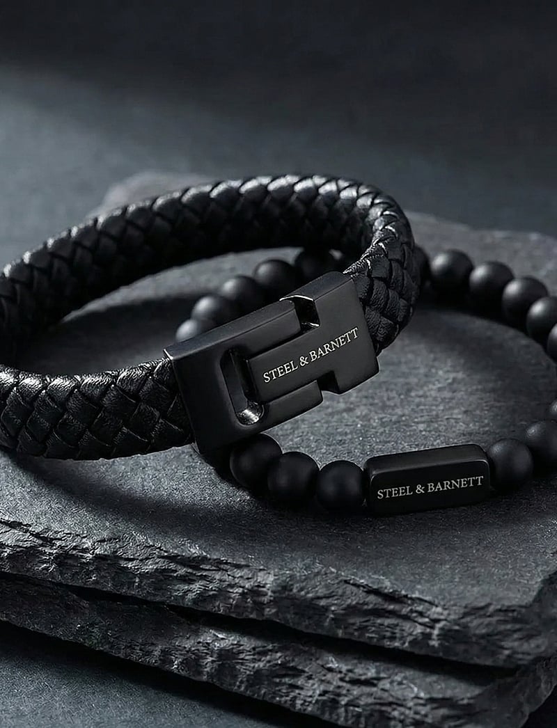 Steel & Barnett - Gift Series - Double - armbänder - black edition - 3