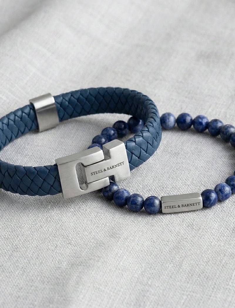 Steel & Barnett - Gift Series - Double - armbänder - blue - 3