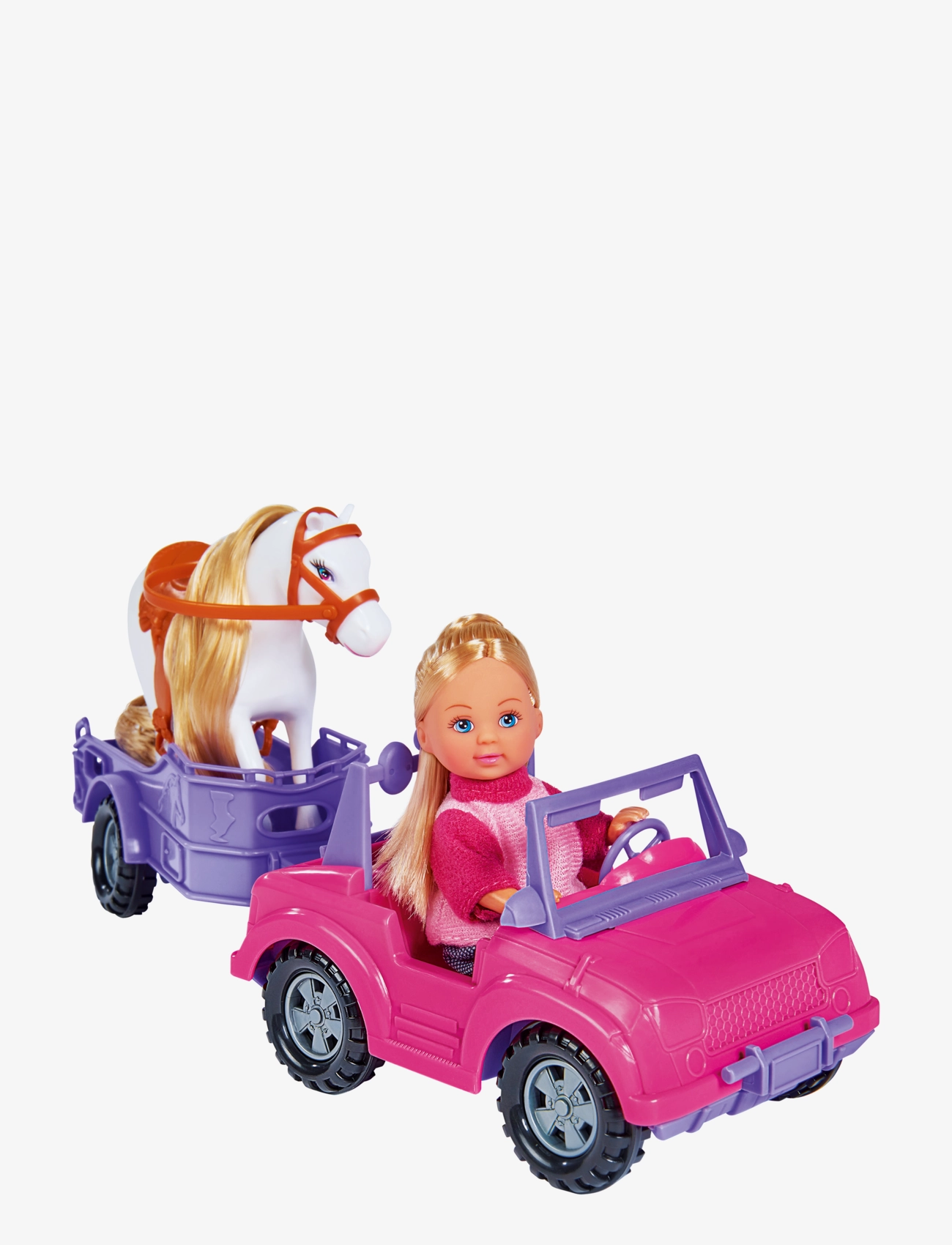 STEFFI LOVE Evi Love Jeep & Horse Trailer Patterned - One Size - Kinder