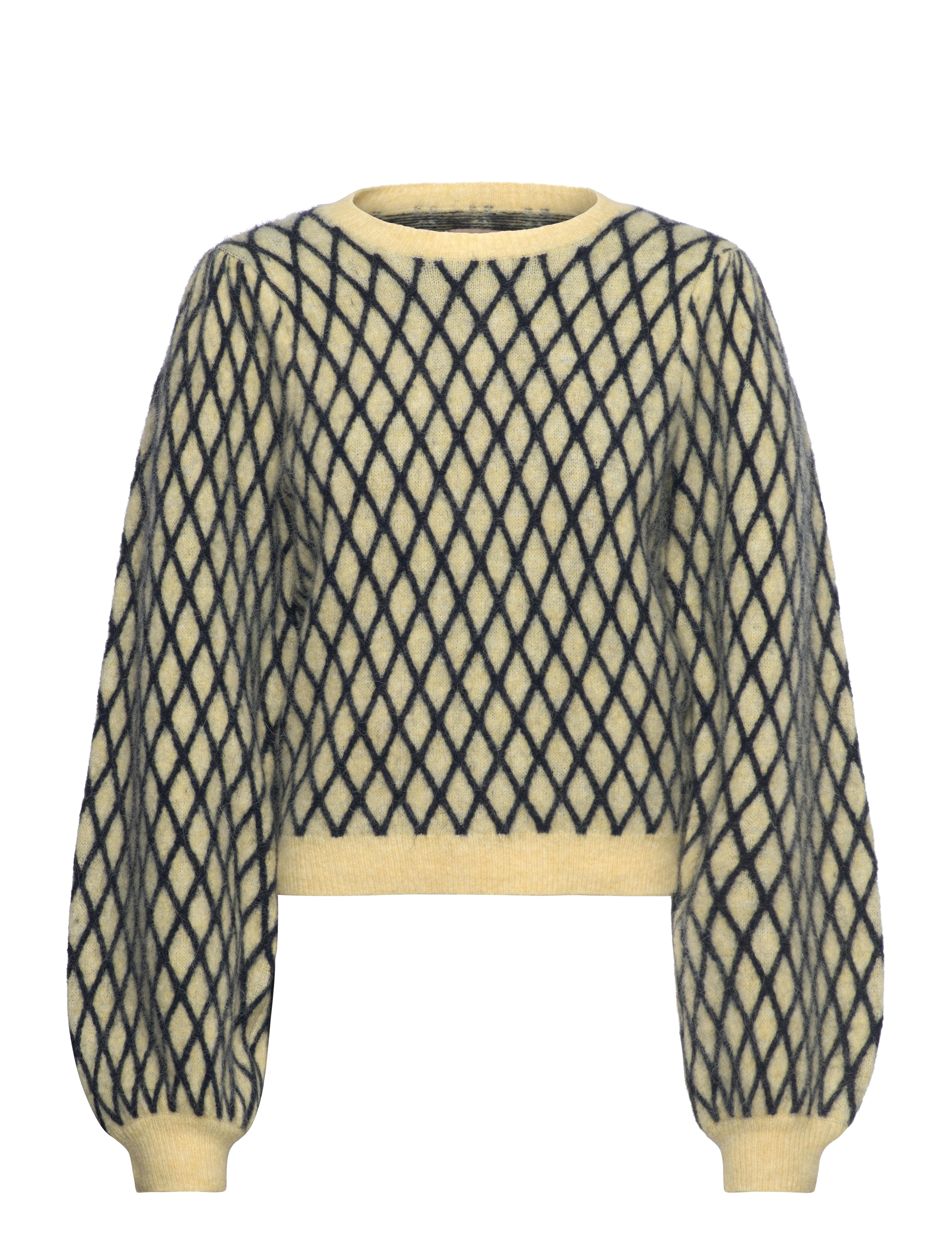 STELLA NOVA Harlequin Pullover Gelb - XS - Damen