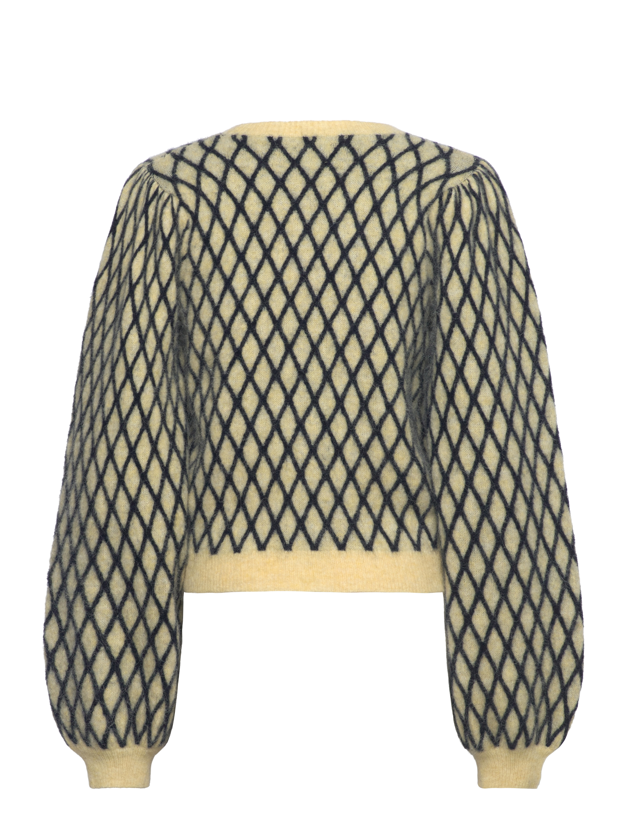 Stella Nova - Harlequin Sweater - jumpers - lovely yellow - 1