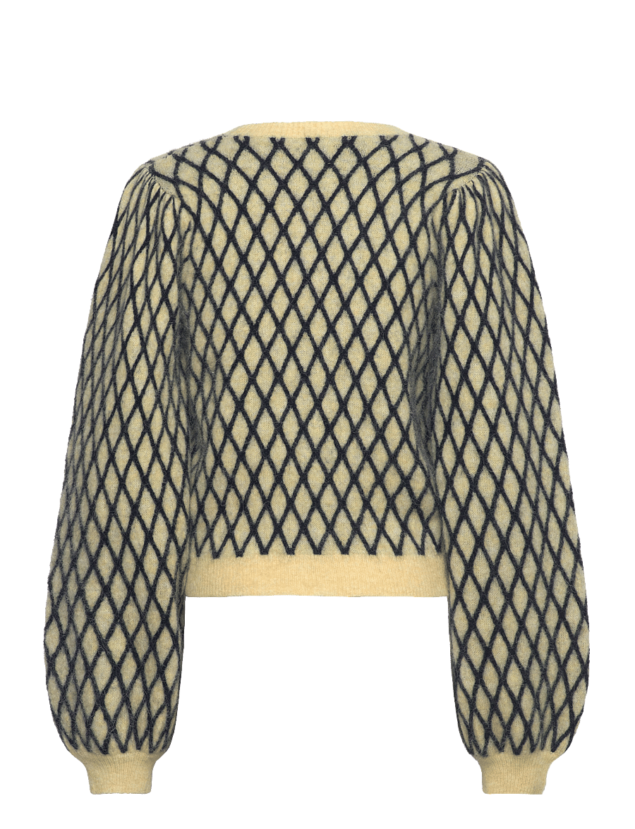 Stella Nova - Harlequin Sweater - peysur - lovely yellow - 1