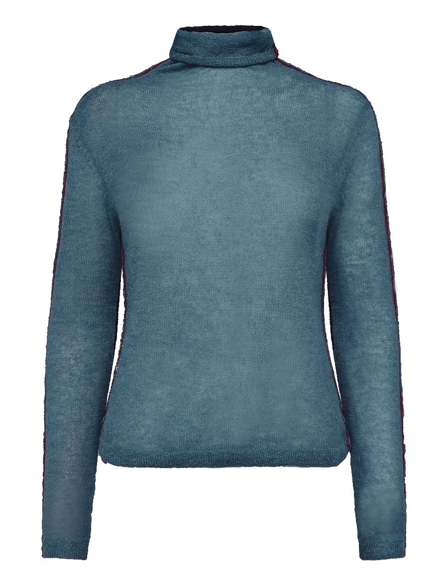 Stella Nova - Alpaca Turtleneck - kõrge kaelusega kudumid - evening blue - 1