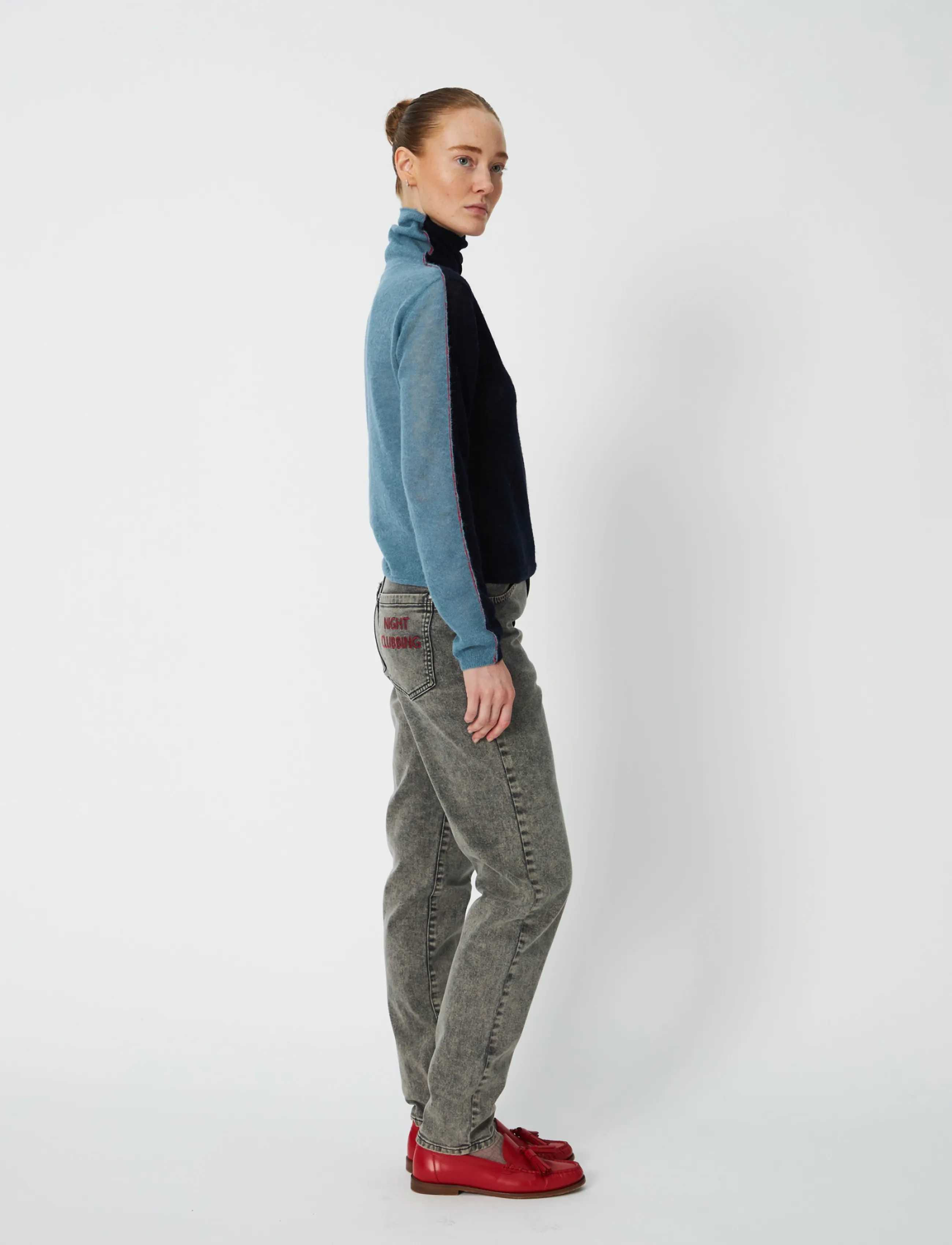 Stella Nova - Alpaca Turtleneck - kõrge kaelusega kudumid - evening blue - 3