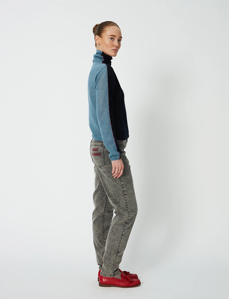 Stella Nova - Alpaca Turtleneck - kõrge kaelusega kudumid - evening blue - 3