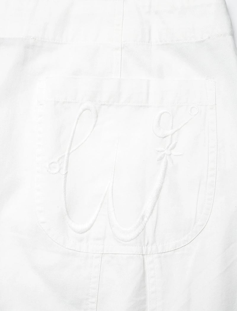 Stella Nova - Elements Embroidered Cotton Skirt - midi skirts - white - 5