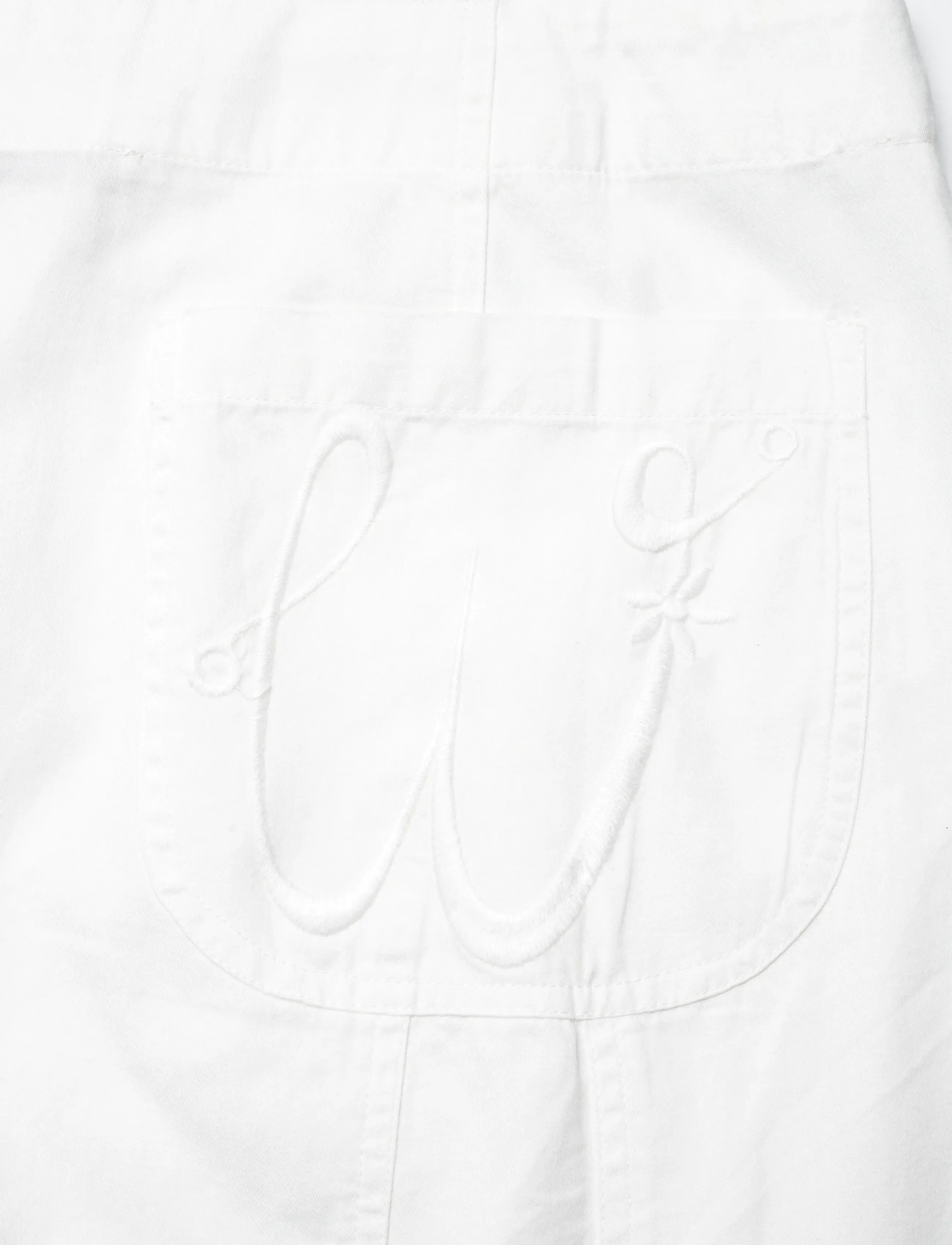 Stella Nova - Elements Embroidered Cotton Skirt - midi nederdele - white - 5