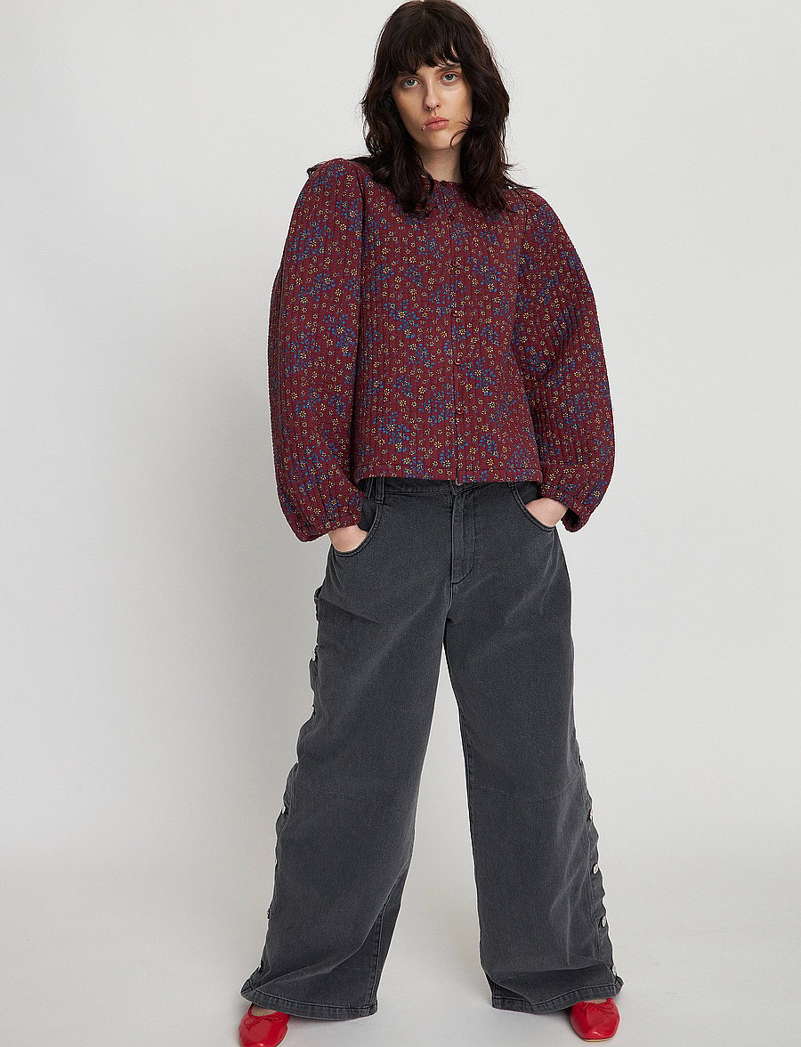Stella Nova - Quilted flowerprinted jacket - frühlingsjacken - flower mix - 0