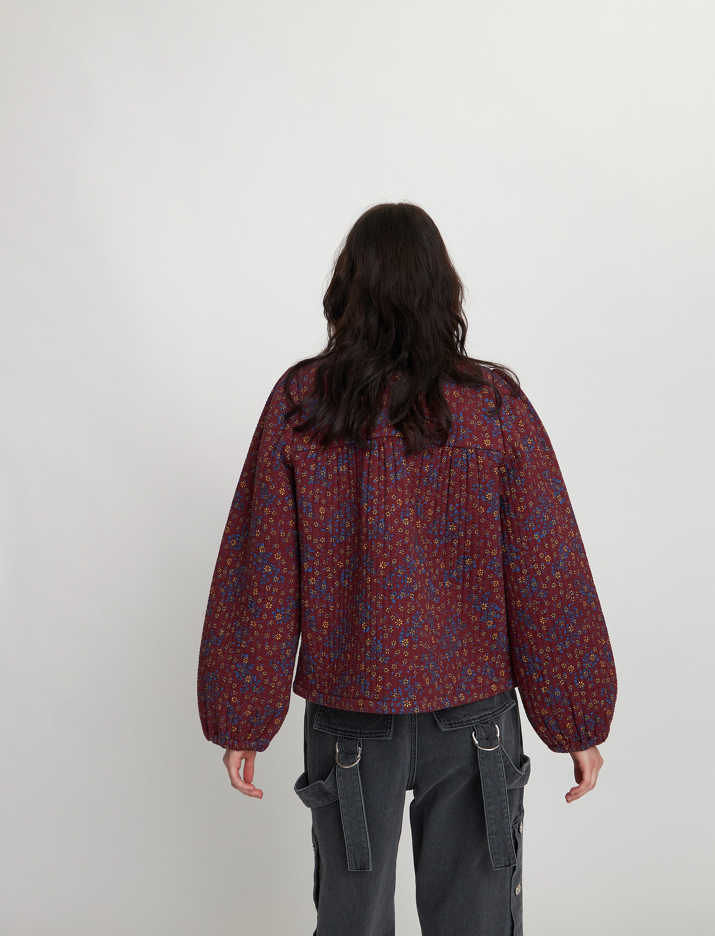 Quilted Flowerprinted Jacket 2