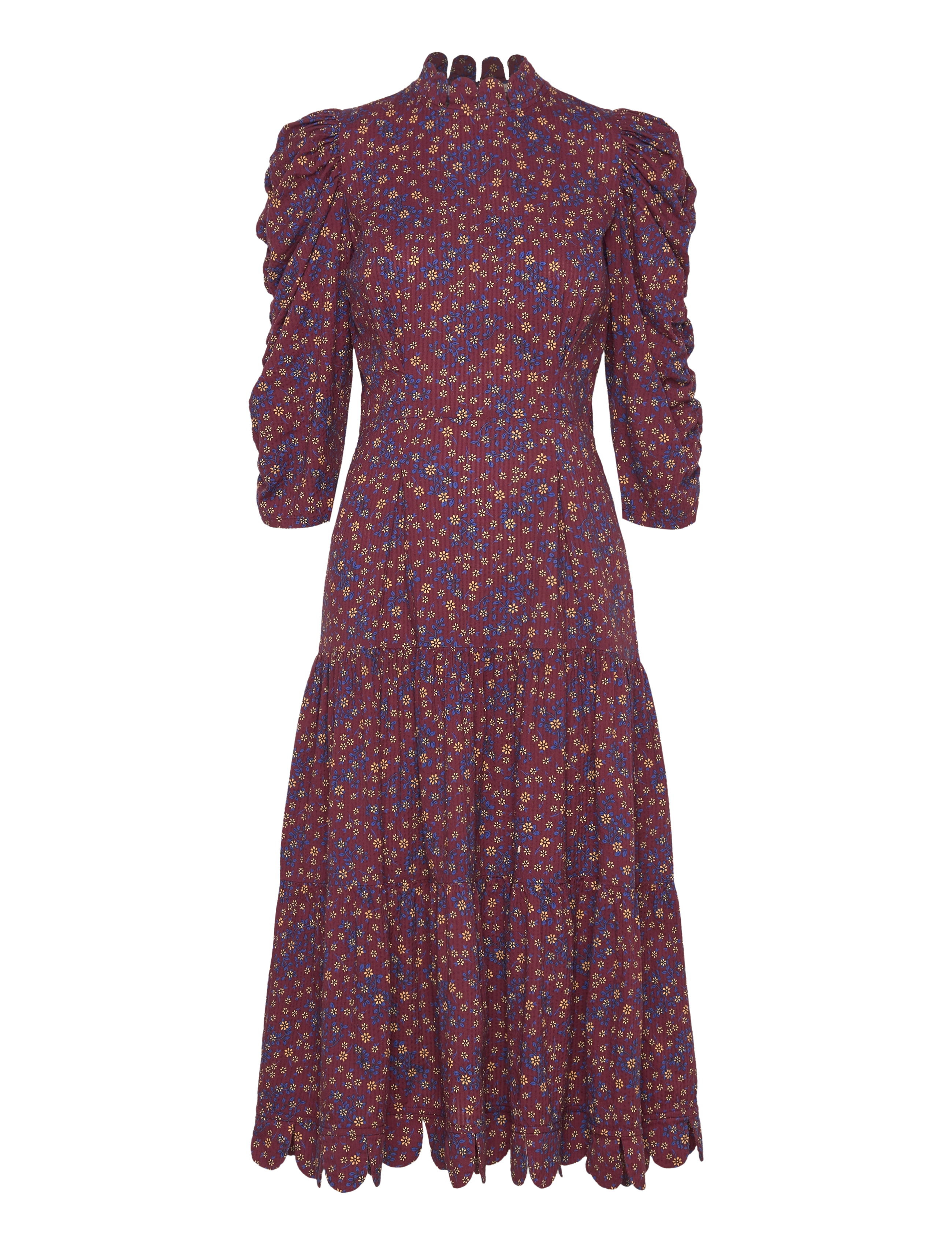 Stella Nova - Printed maxi dress with waist focus - flower mix - 1