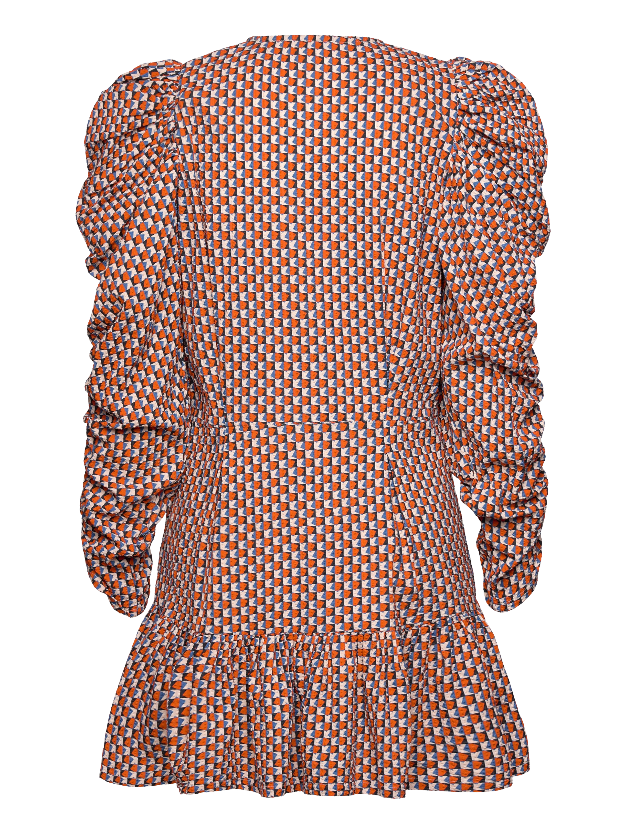 Stella Nova - All over printed mini dress - kurze kleider - blue red - 2