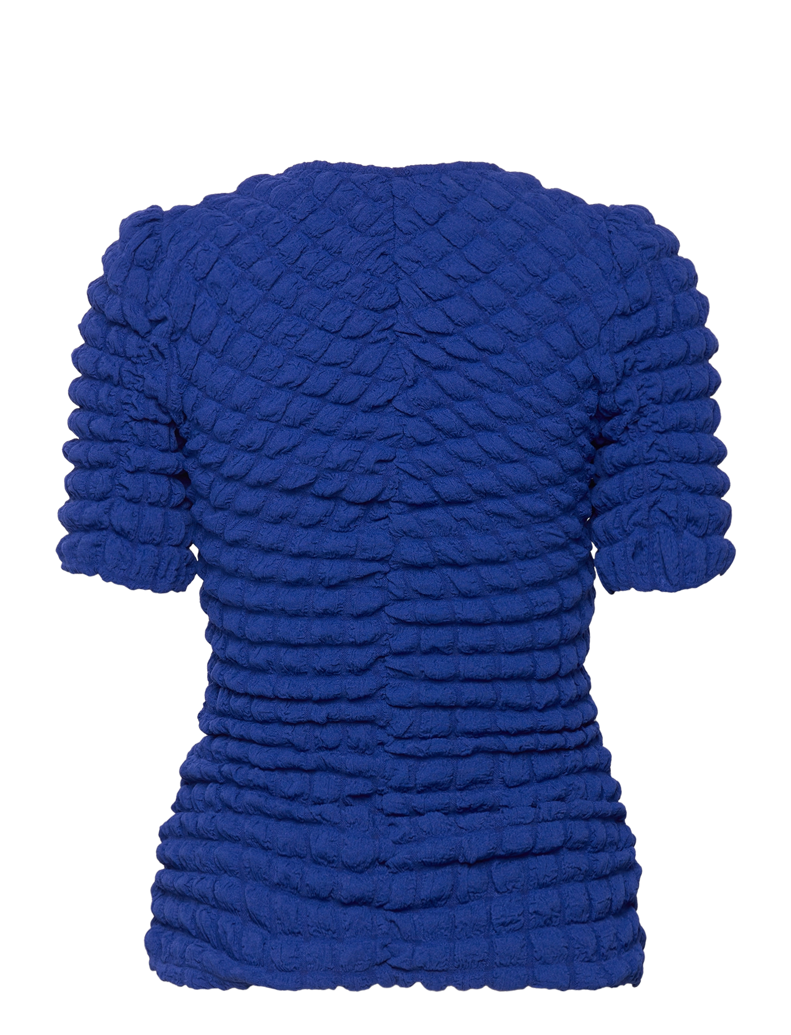 Stella Nova - Bubble short sleeved blouse - monster blue - 1