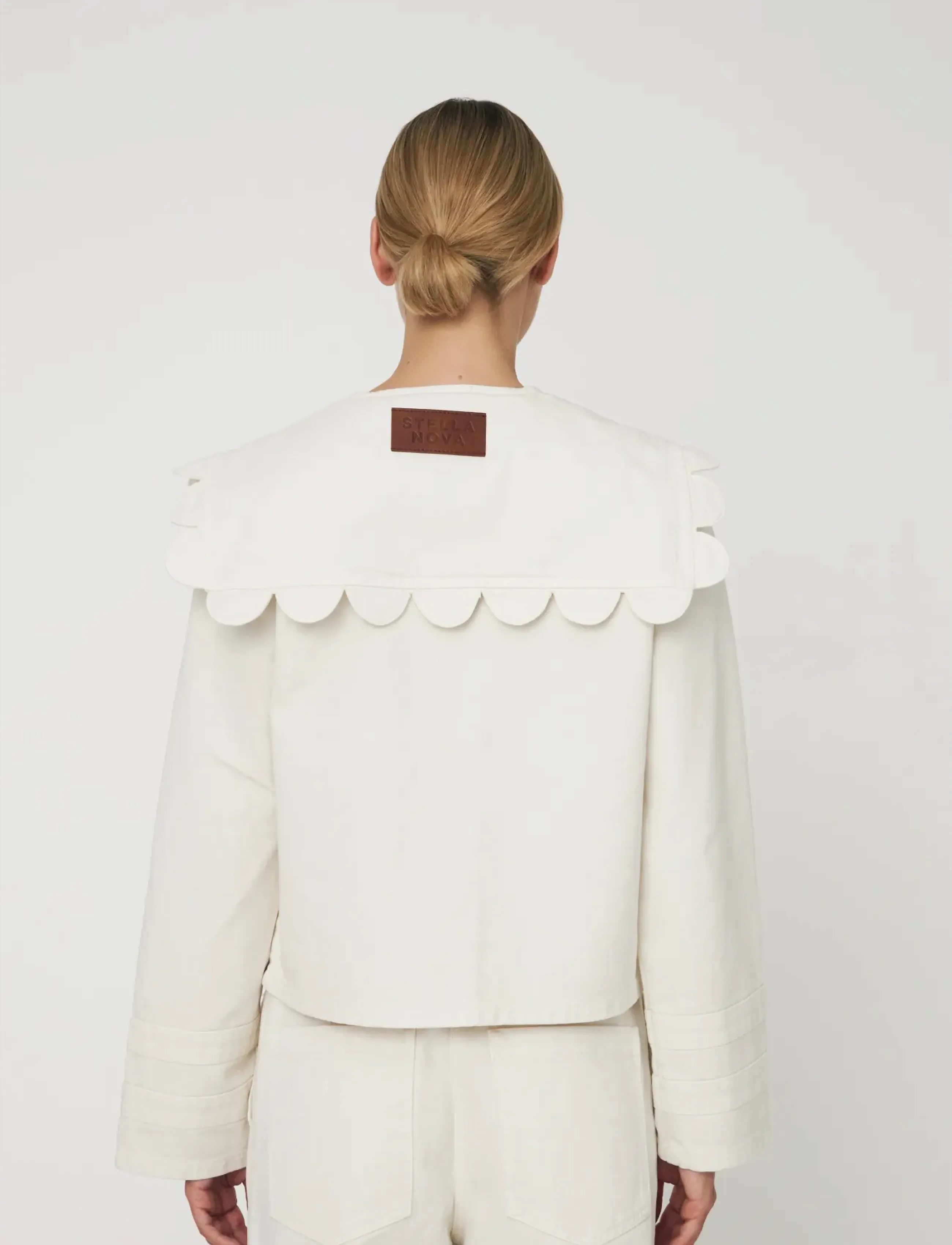 Stella Nova - Sailors Jacket - denim jackets - 017 almost white - 3