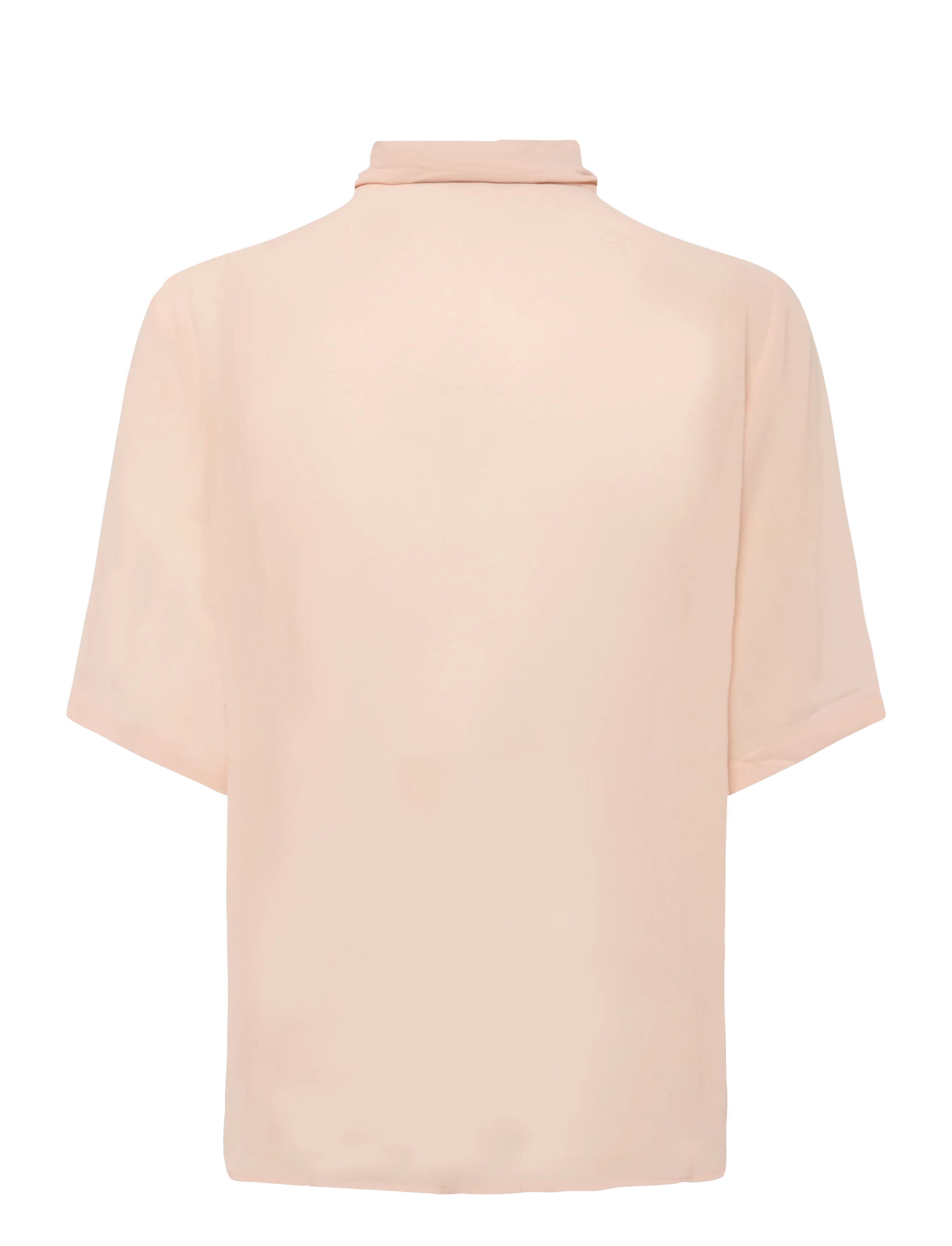 Stella Nova - Chiffon Shirt with tie band - kurzärmelige blusen - soft pink - 2