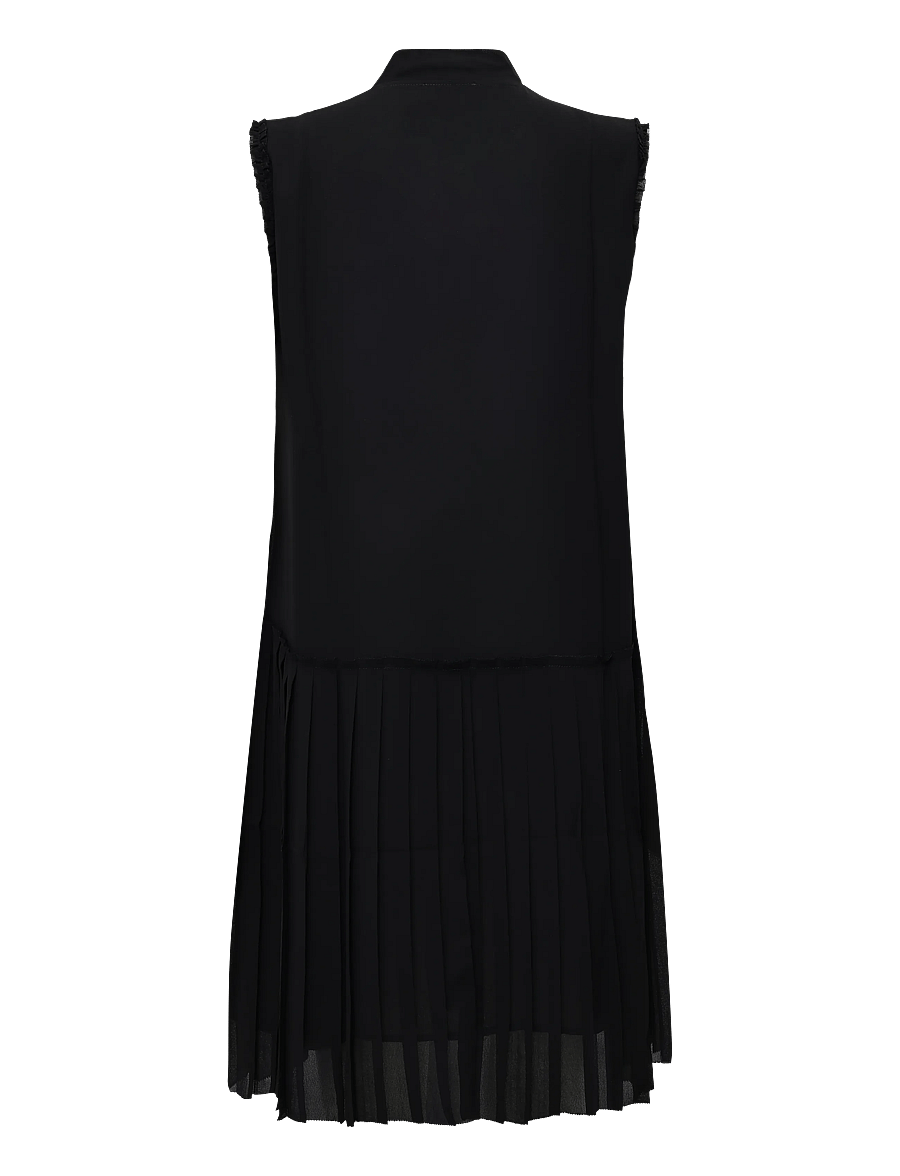 Stella Nova - Chiffon Dress - kurze kleider - black - 2