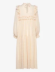 Stella Nova - Midi dress with flounce at chest - midi kjoler - vanilla - 2