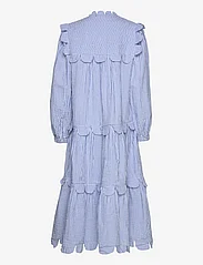 Stella Nova - Loan - shirt dresses - blue/ creme - 1