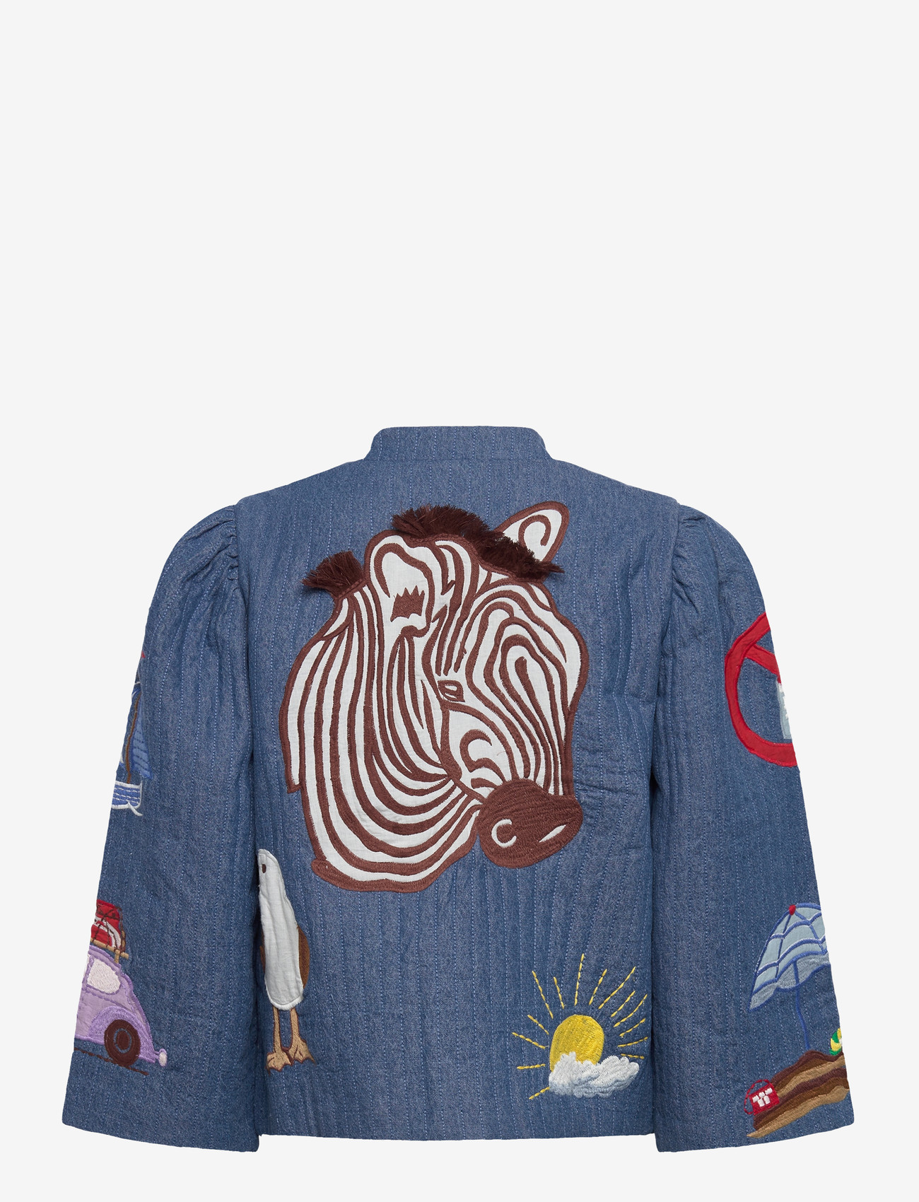 Stella Nova - Out Of Office Embroidered Jacket - vårjackor - summer blue - 2