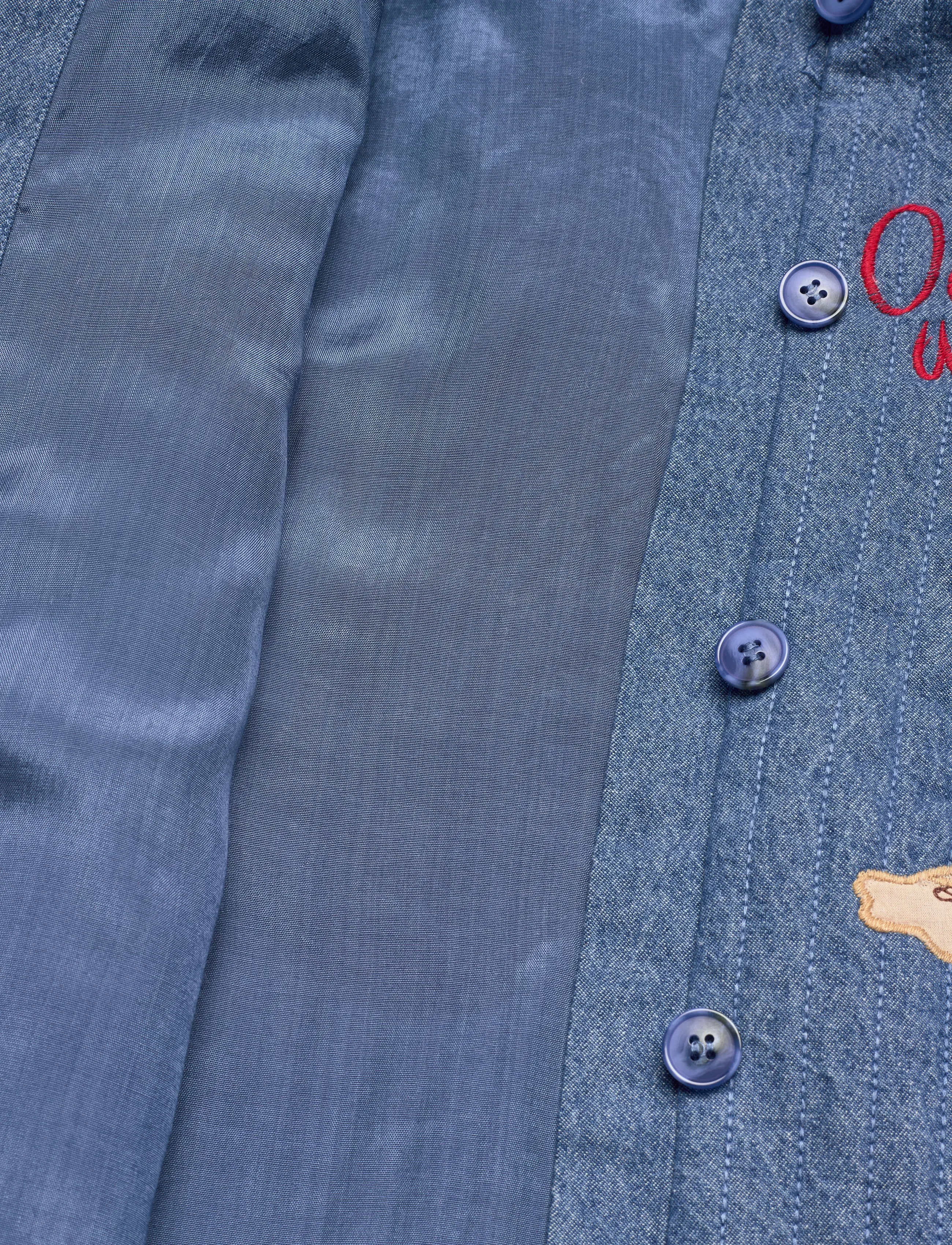 Stella Nova - Out Of Office Embroidered Jacket - summer blue - 5