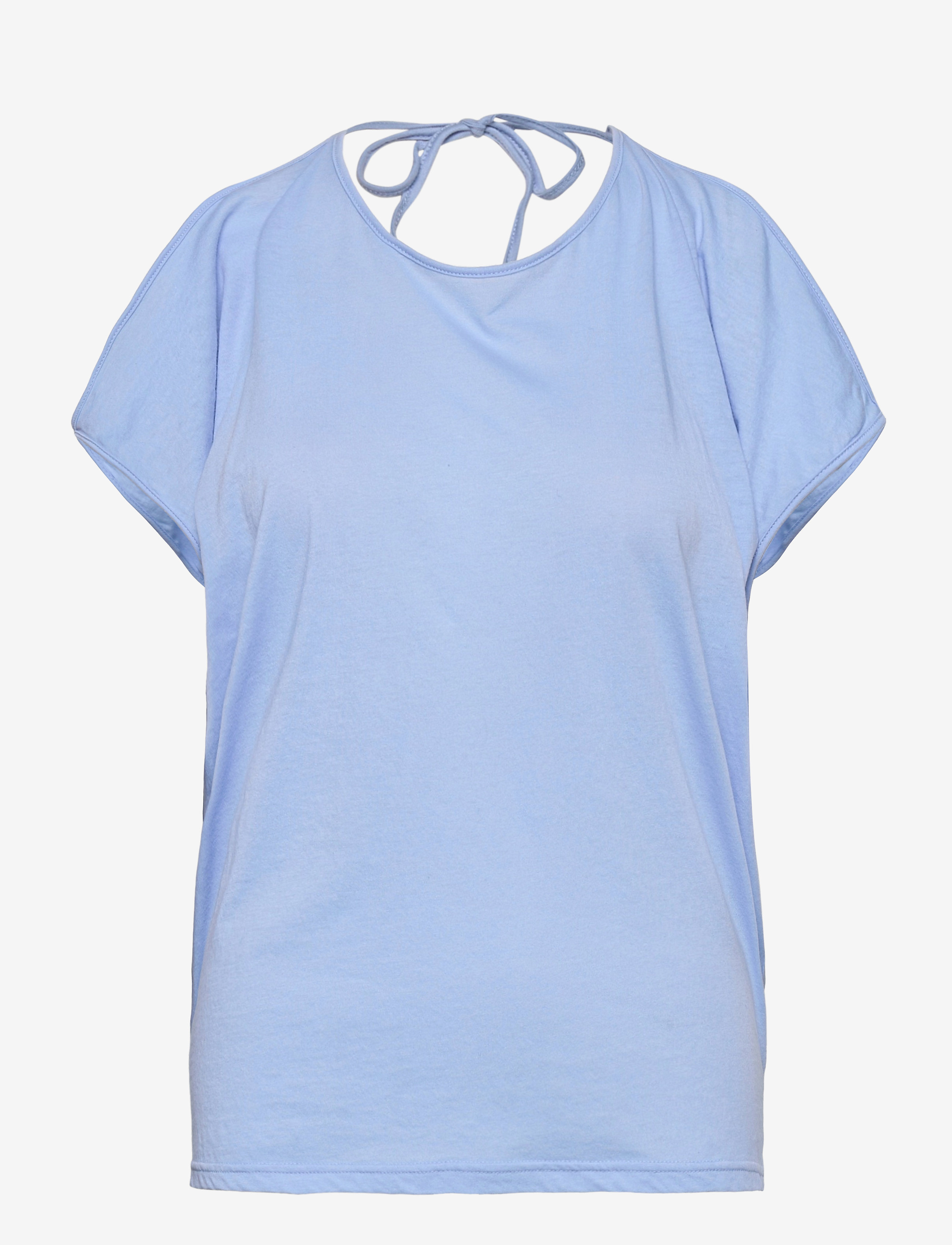 Stella Nova Cotton Jersey - Blouses & Shirts - HAPPY BLUE / blue