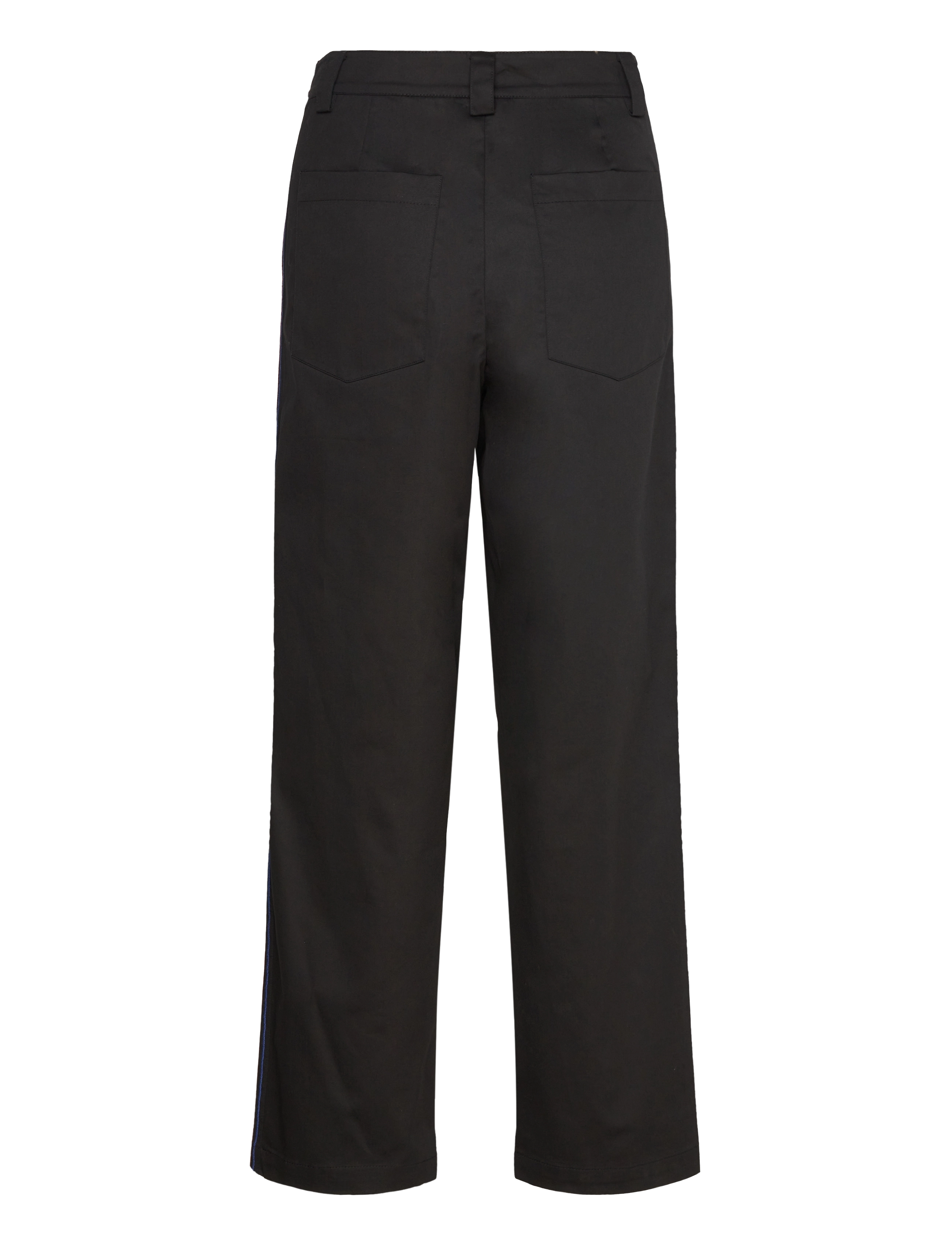 Stella Nova - Carrot cotton pants with embroidere - hosen mit weitem bein - black - 1
