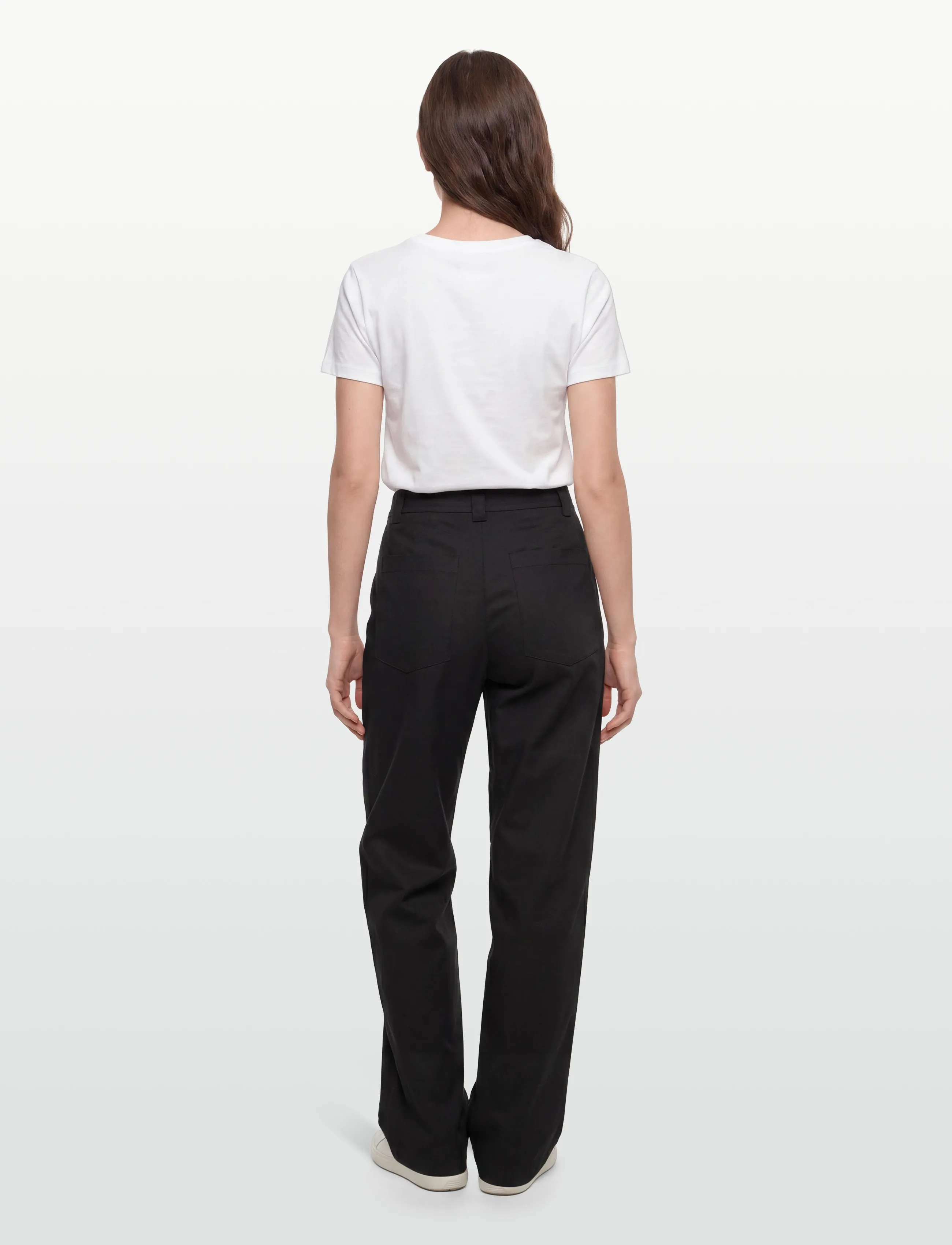 Carrot Cotton Pants With Embroidere 3