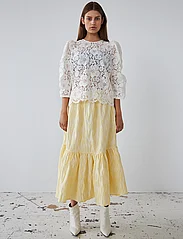 Stella Nova - Lace blouse - blouses met korte mouwen - ecru - 0