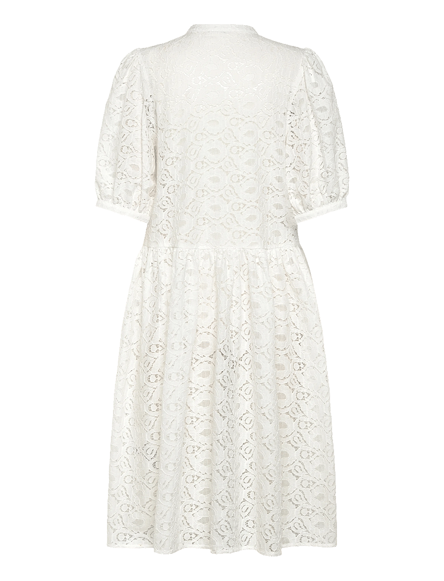 Stella Nova - Cotton Lace Dress - konfirmationstøj - 001 white - 2